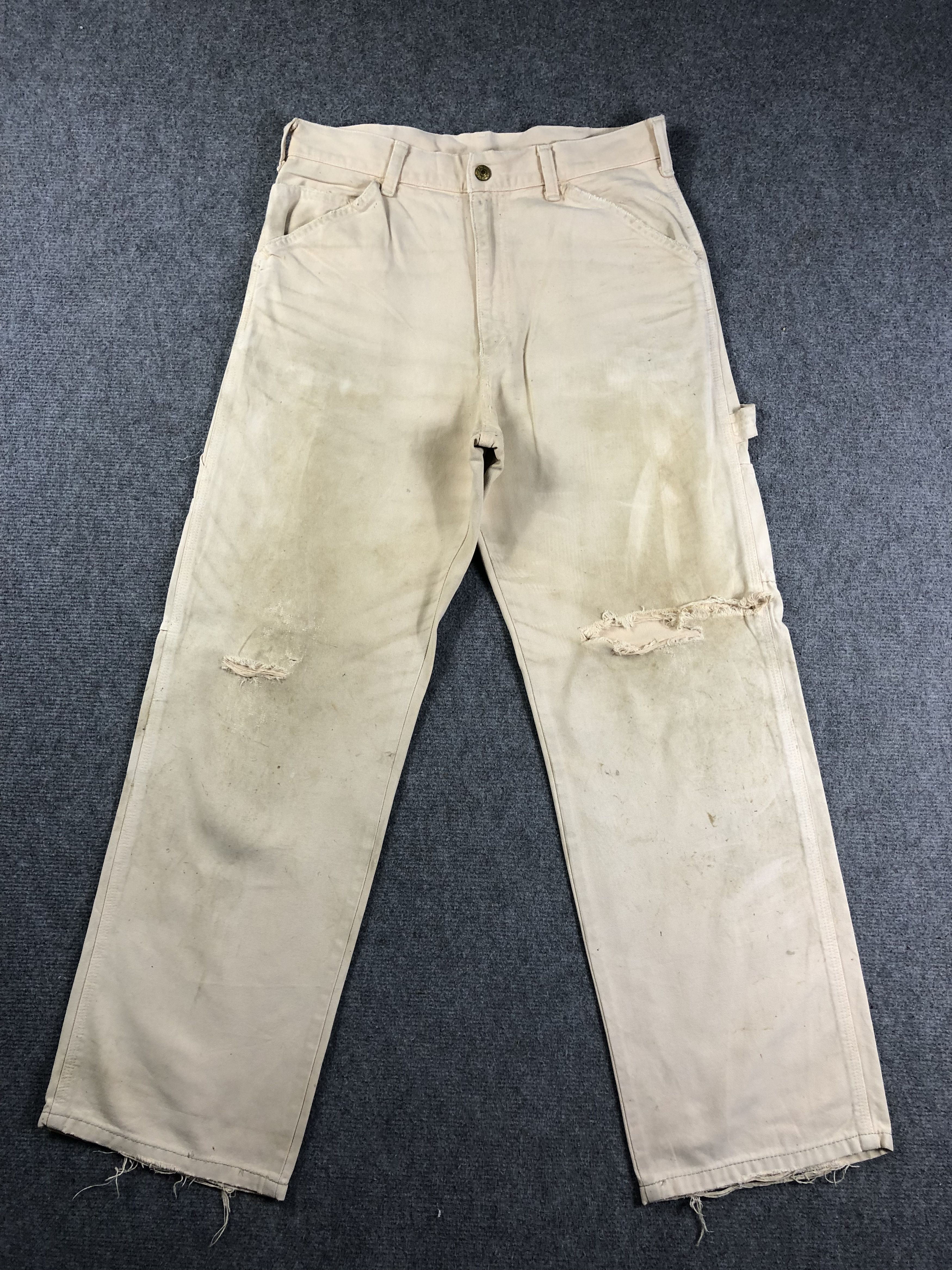 image of West Point Dirty Capenter Pant 30X29 in Cream, Men's