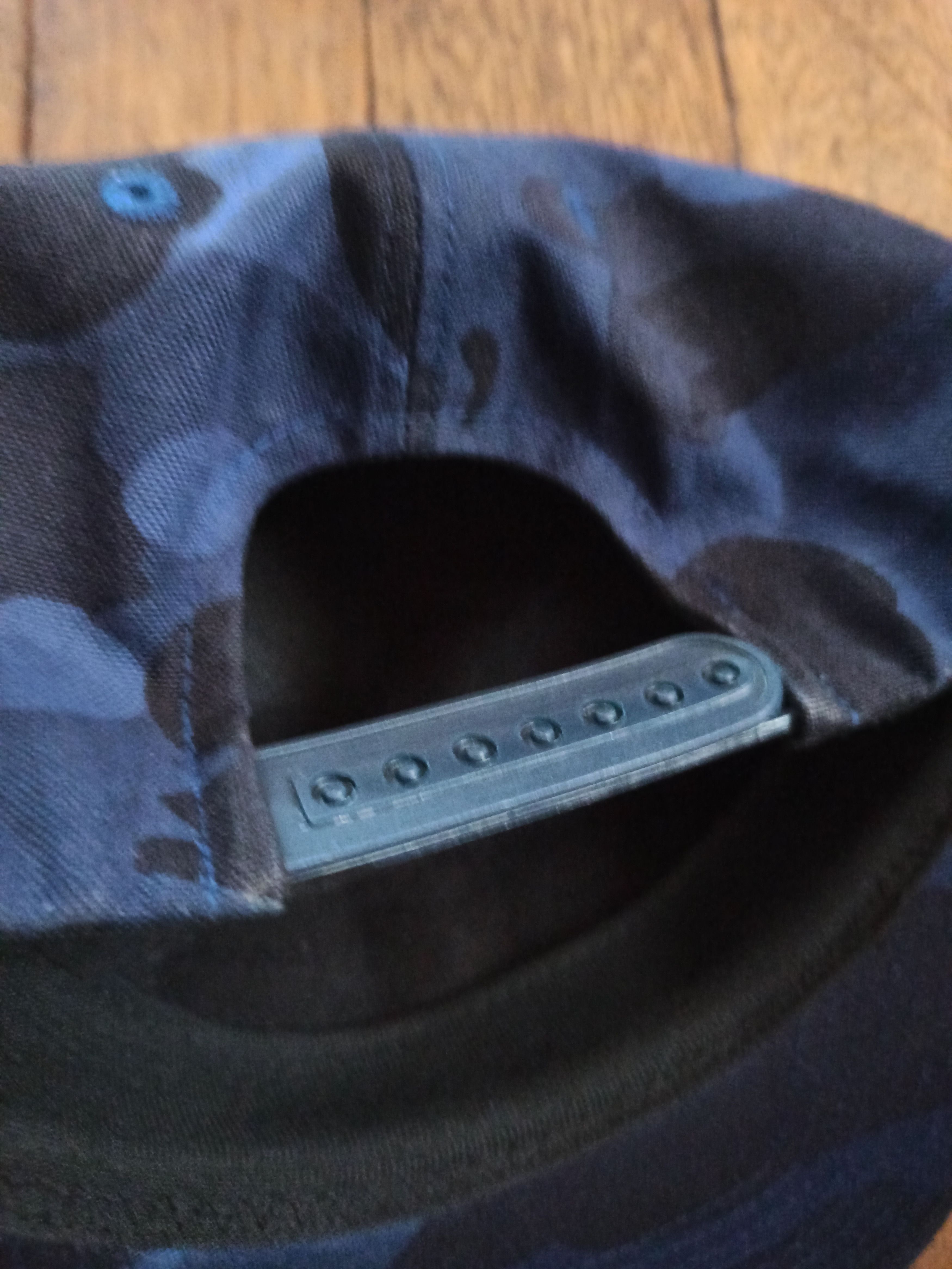 Bape BAPE Color Camo Snap Back Cap Navy Blue Size ONE SIZE - 4 Thumbnail