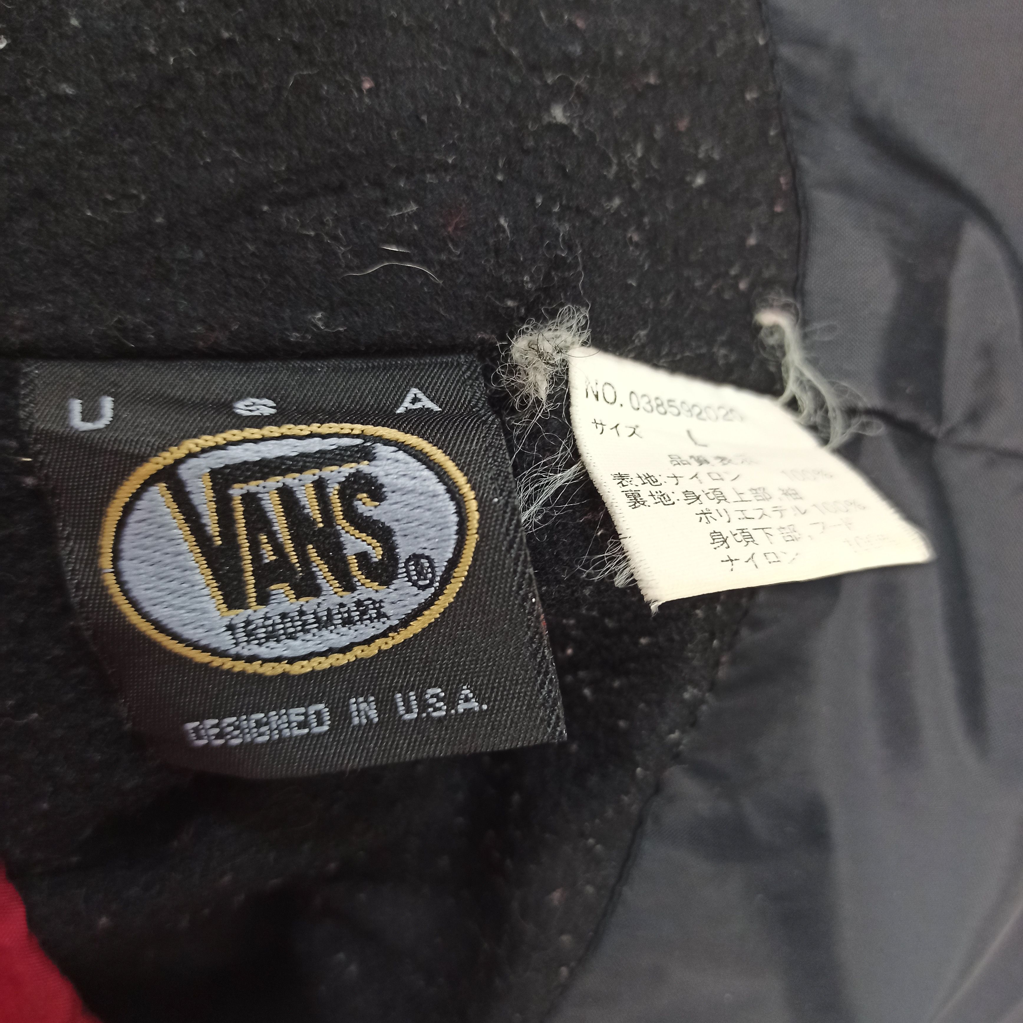Vans Vintage Vans Jacket Hoodie Anarok Size US XL / EU 56 / 4 - 10 Thumbnail