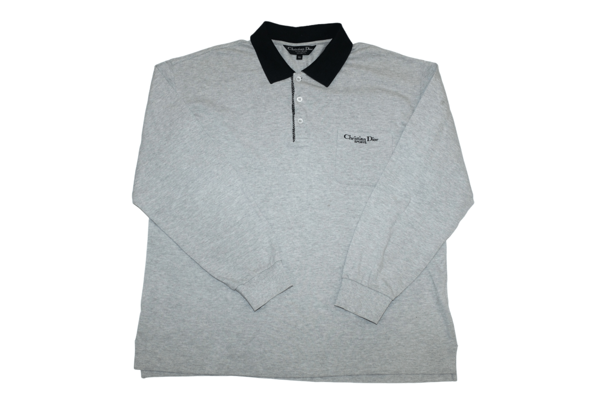 Christian Dior Monsieur 💥Christian Dior Monsieur Sports Signatured L/S Polo Shirt Size US XL / EU 56 / 4 - 1 Thumbnail