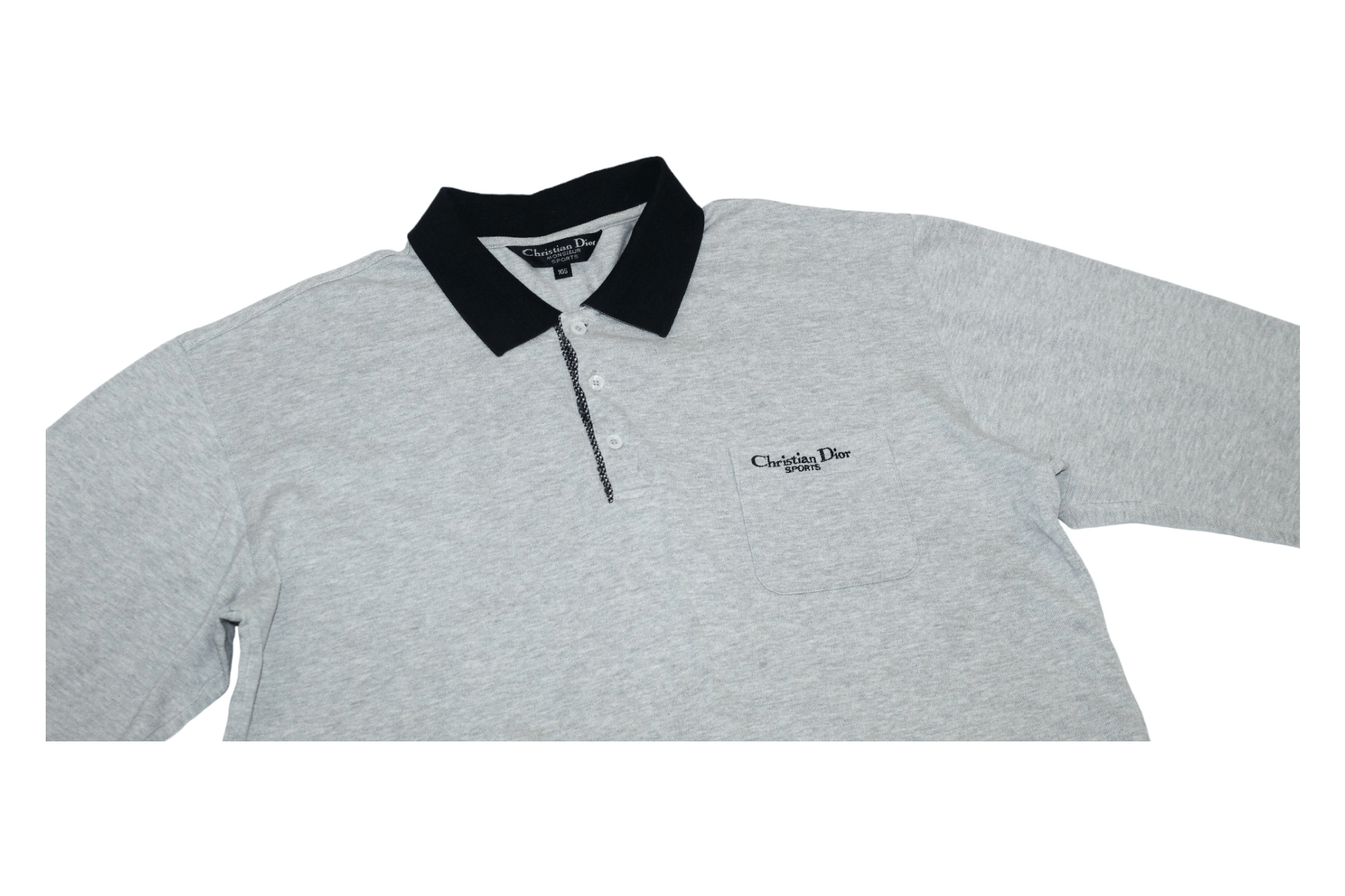 Christian Dior Monsieur 💥Christian Dior Monsieur Sports Signatured L/S Polo Shirt Size US XL / EU 56 / 4 - 4 Thumbnail