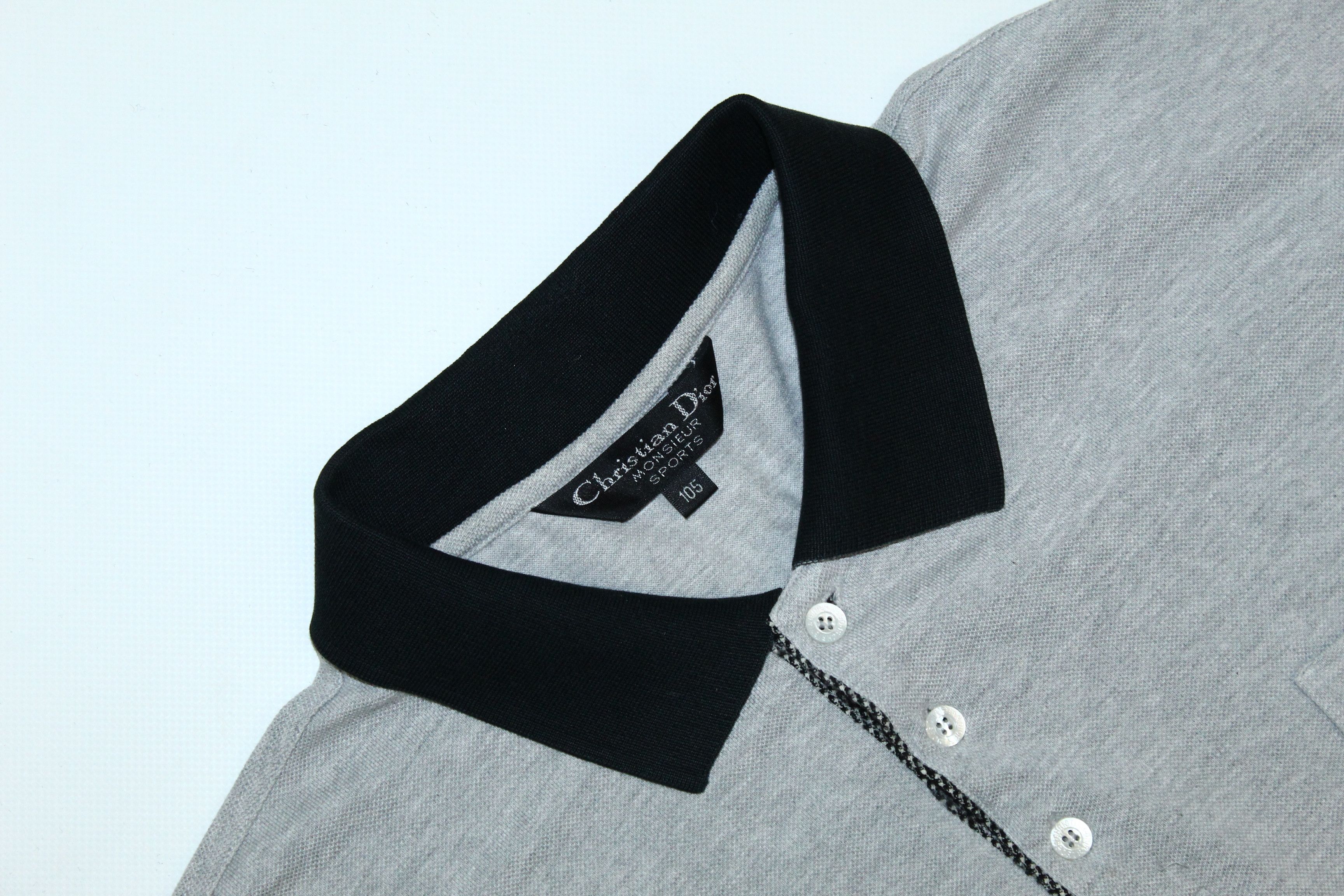 Christian Dior Monsieur 💥Christian Dior Monsieur Sports Signatured L/S Polo Shirt Size US XL / EU 56 / 4 - 6 Thumbnail