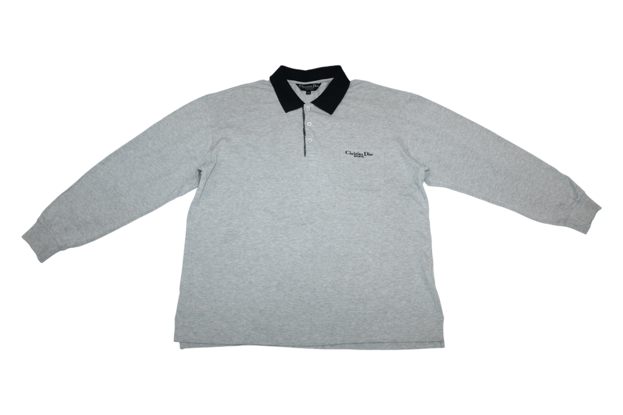 Christian Dior Monsieur 💥Christian Dior Monsieur Sports Signatured L/S Polo Shirt Size US XL / EU 56 / 4 - 3 Thumbnail