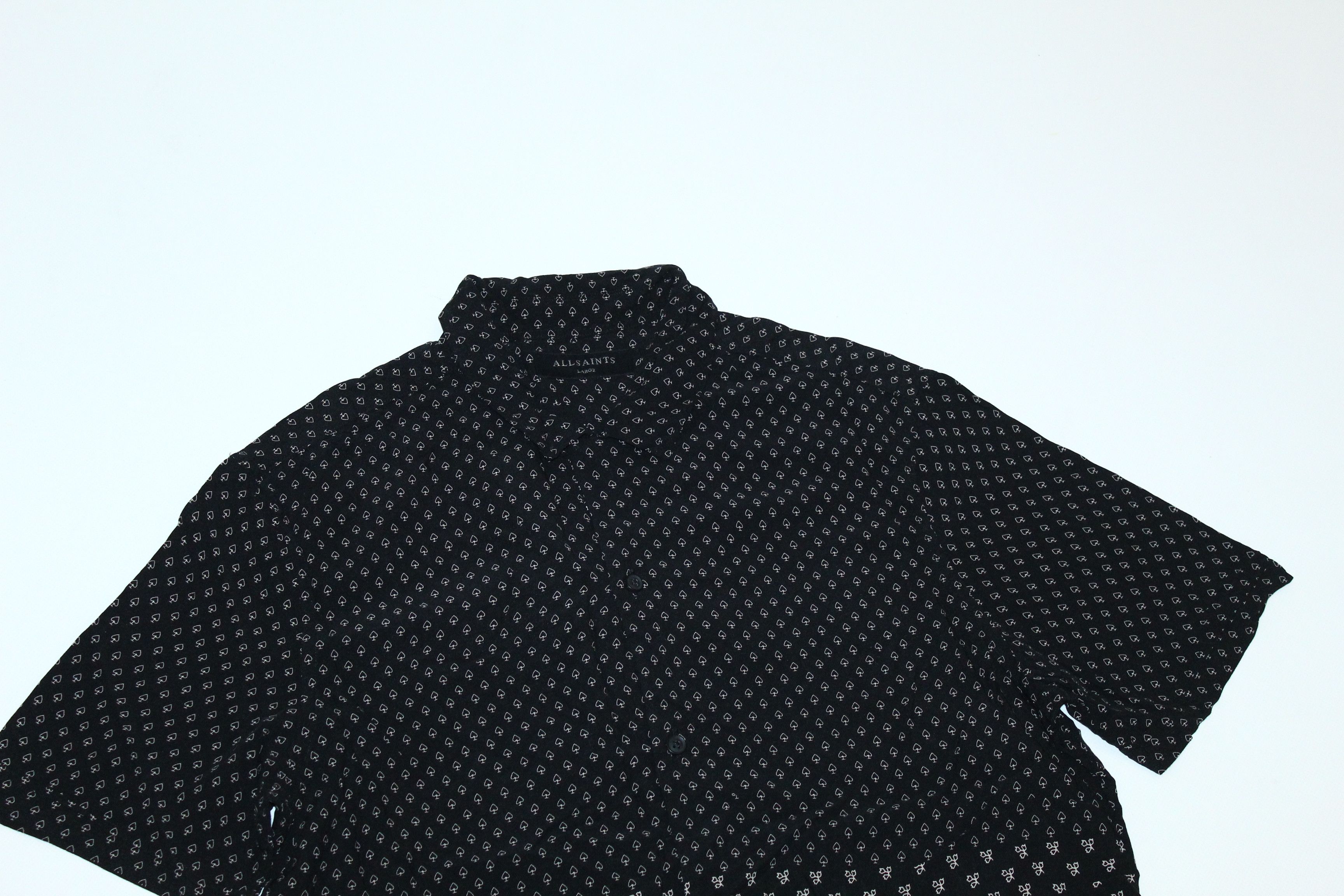 Allsaints Allsaints Bordure Viscose SS Shirt. Size US L / EU 52-54 / 3 - 2 Thumbnail
