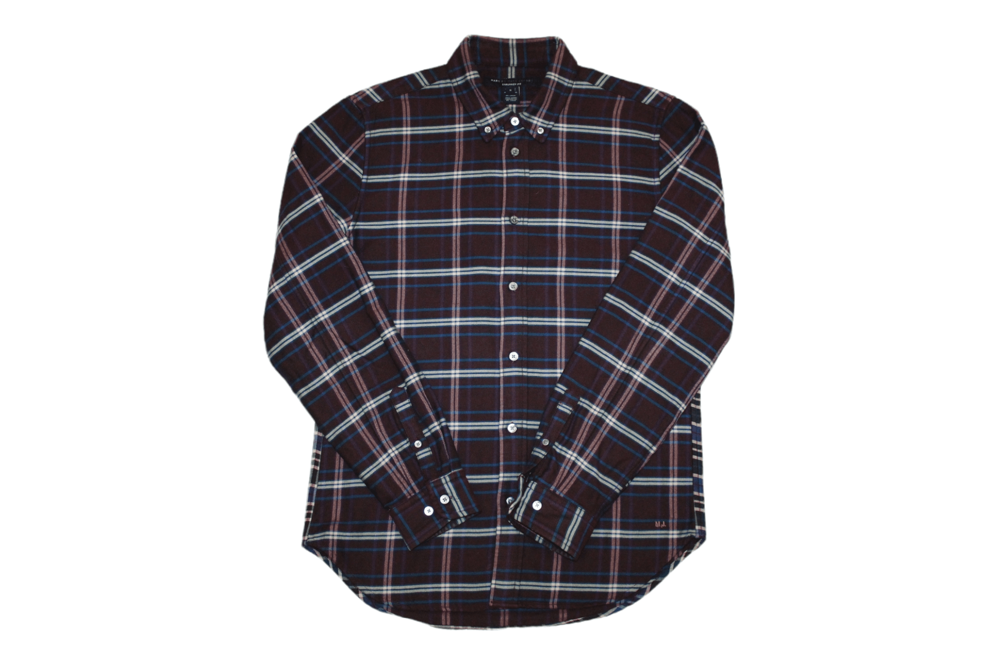 Marc by Marc Jacobs Marc by Marc Jacobs Shrunken Fit Plaid Rugged Flannel Shirt Size US M / EU 48-50 / 2 - 1 Thumbnail