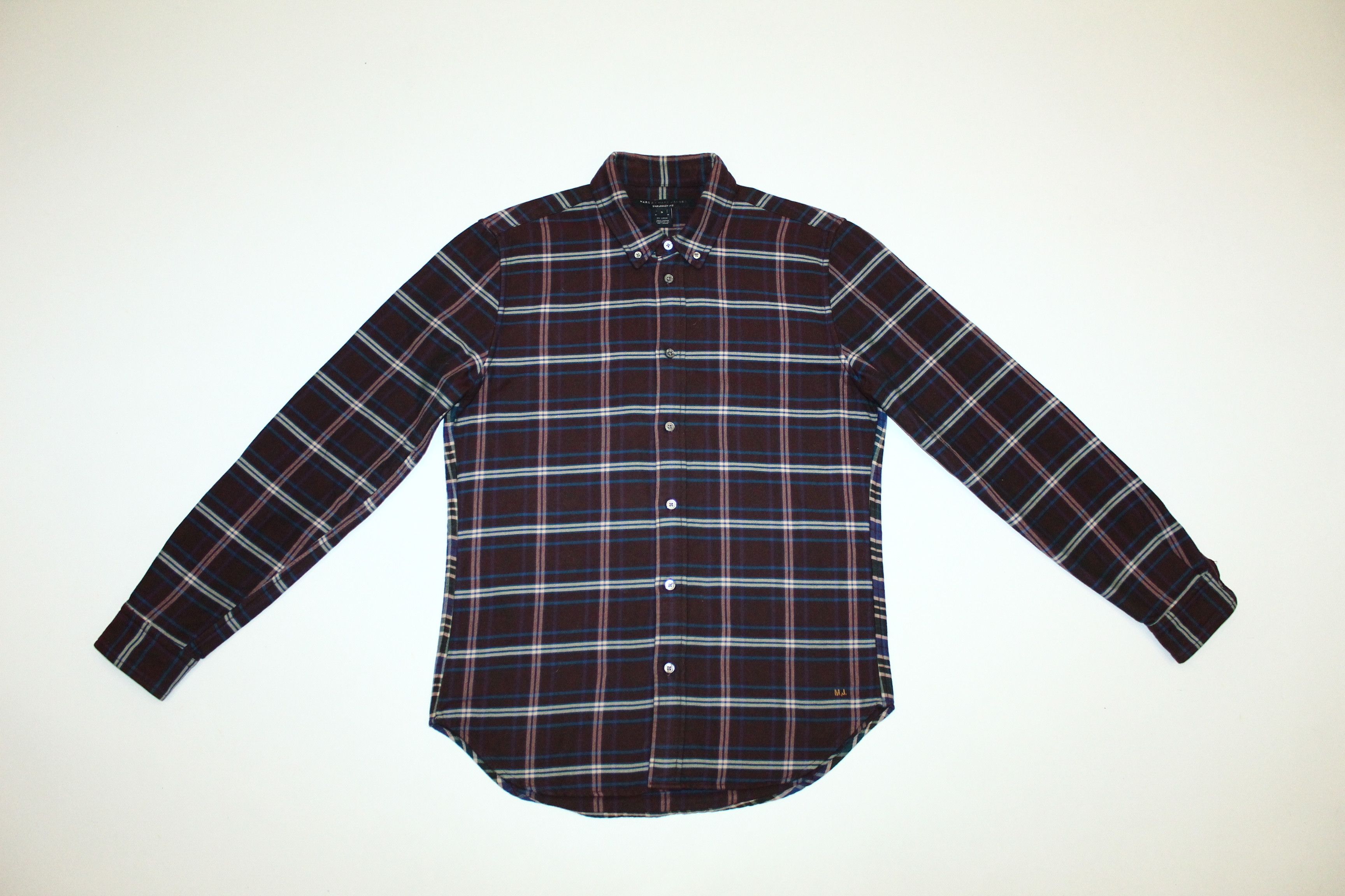 Marc by Marc Jacobs Marc by Marc Jacobs Shrunken Fit Plaid Rugged Flannel Shirt Size US M / EU 48-50 / 2 - 7 Thumbnail