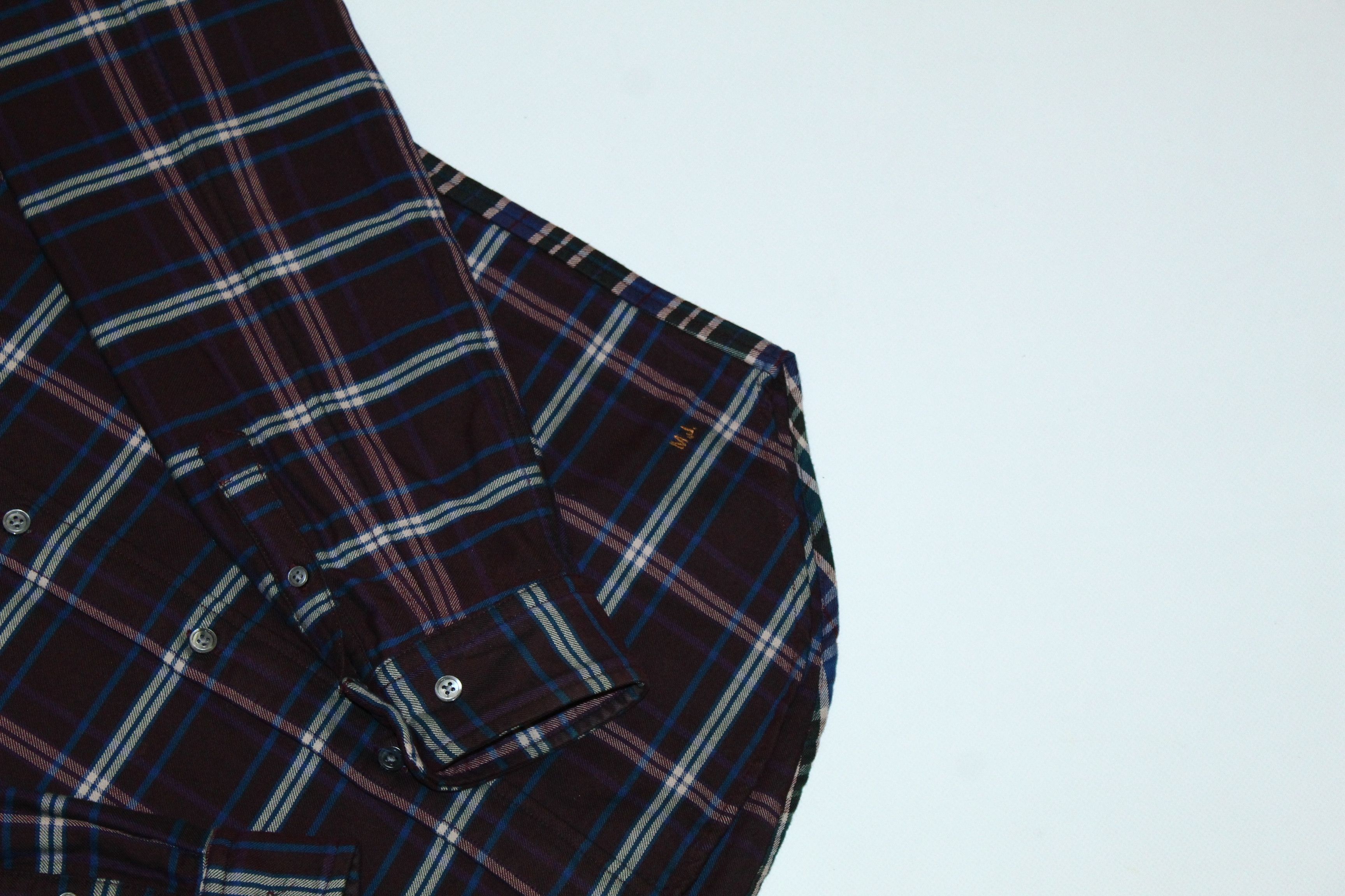 Marc by Marc Jacobs Marc by Marc Jacobs Shrunken Fit Plaid Rugged Flannel Shirt Size US M / EU 48-50 / 2 - 5 Thumbnail