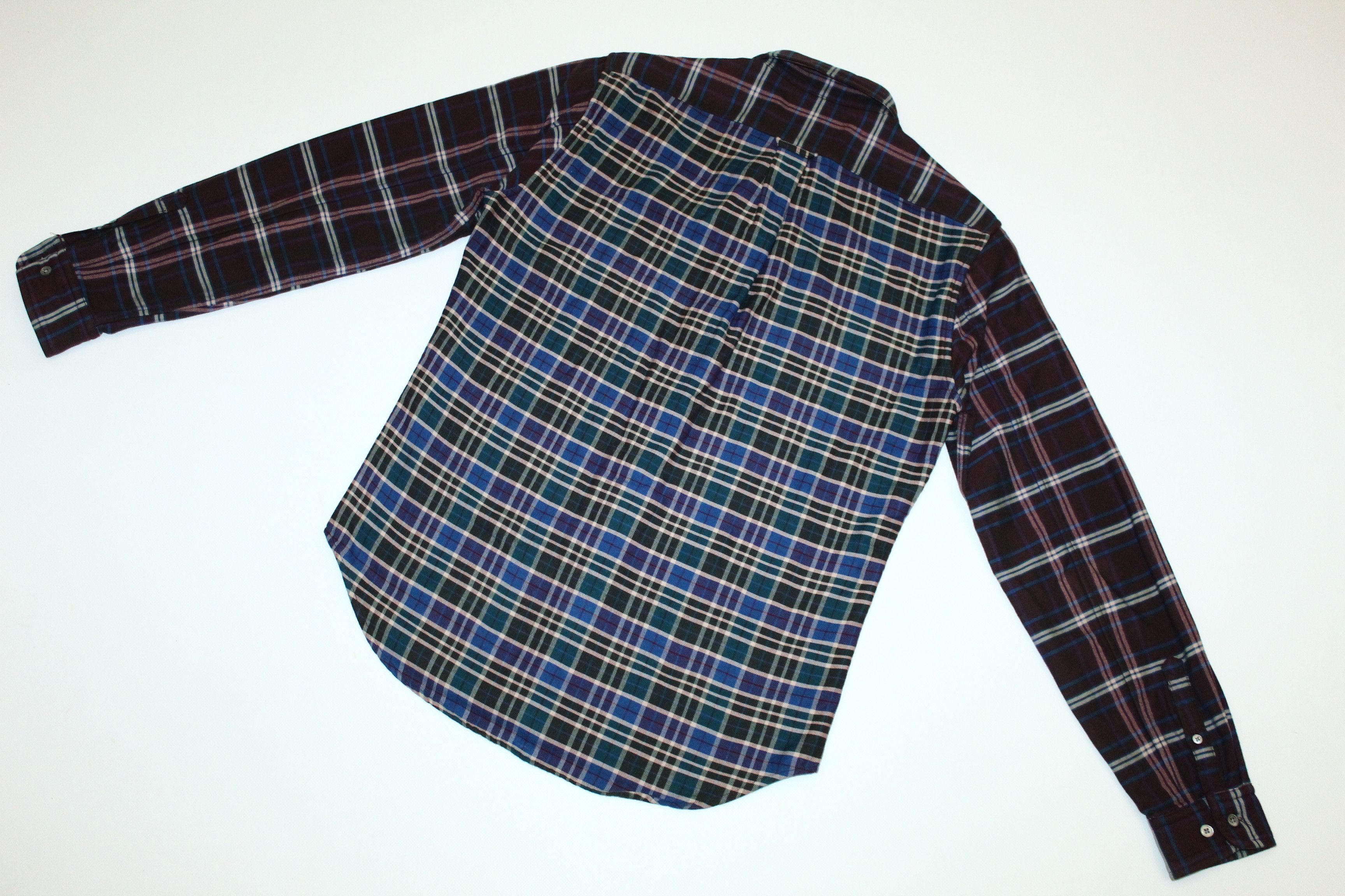 Marc by Marc Jacobs Marc by Marc Jacobs Shrunken Fit Plaid Rugged Flannel Shirt Size US M / EU 48-50 / 2 - 2 Thumbnail
