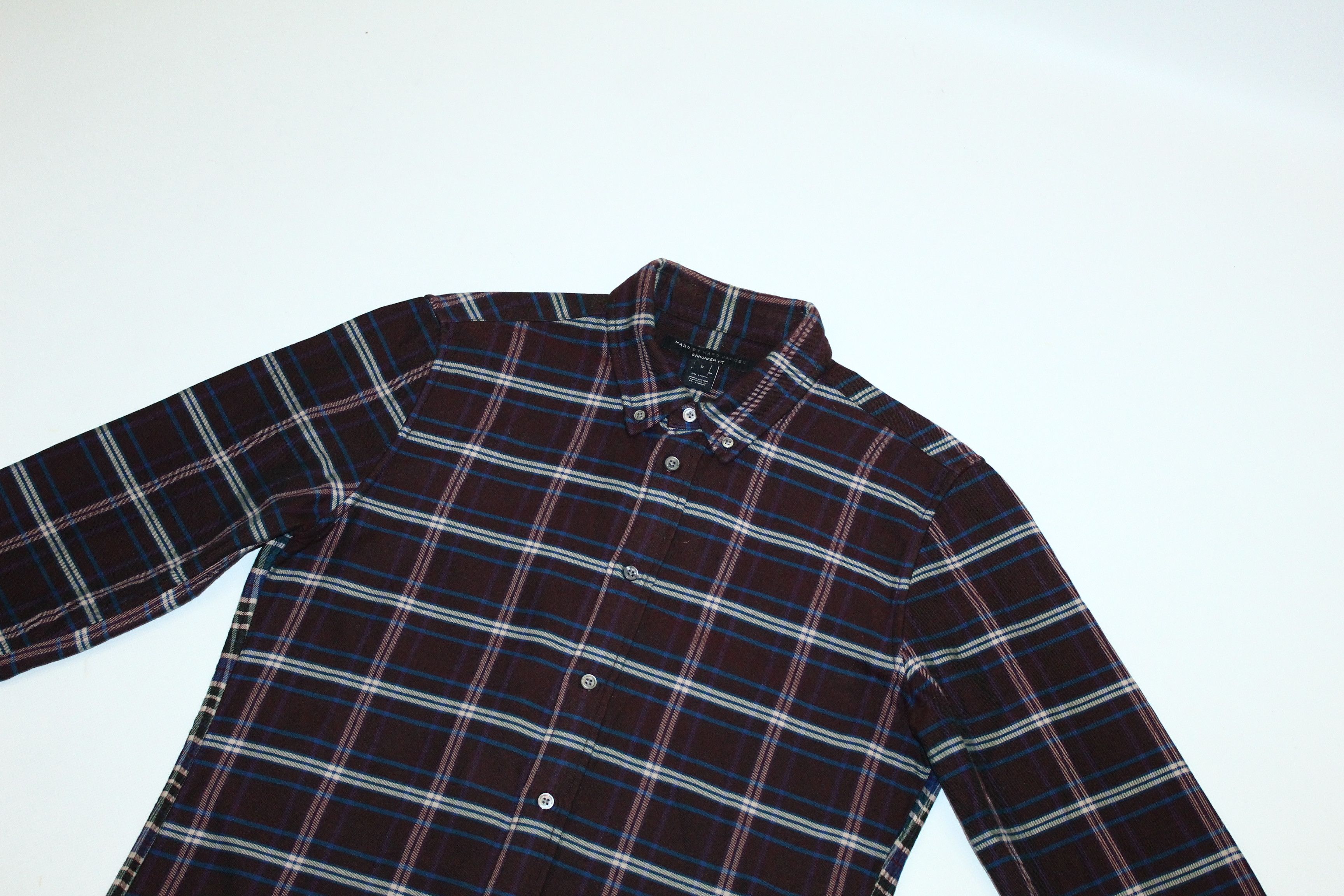 Marc by Marc Jacobs Marc by Marc Jacobs Shrunken Fit Plaid Rugged Flannel Shirt Size US M / EU 48-50 / 2 - 6 Thumbnail