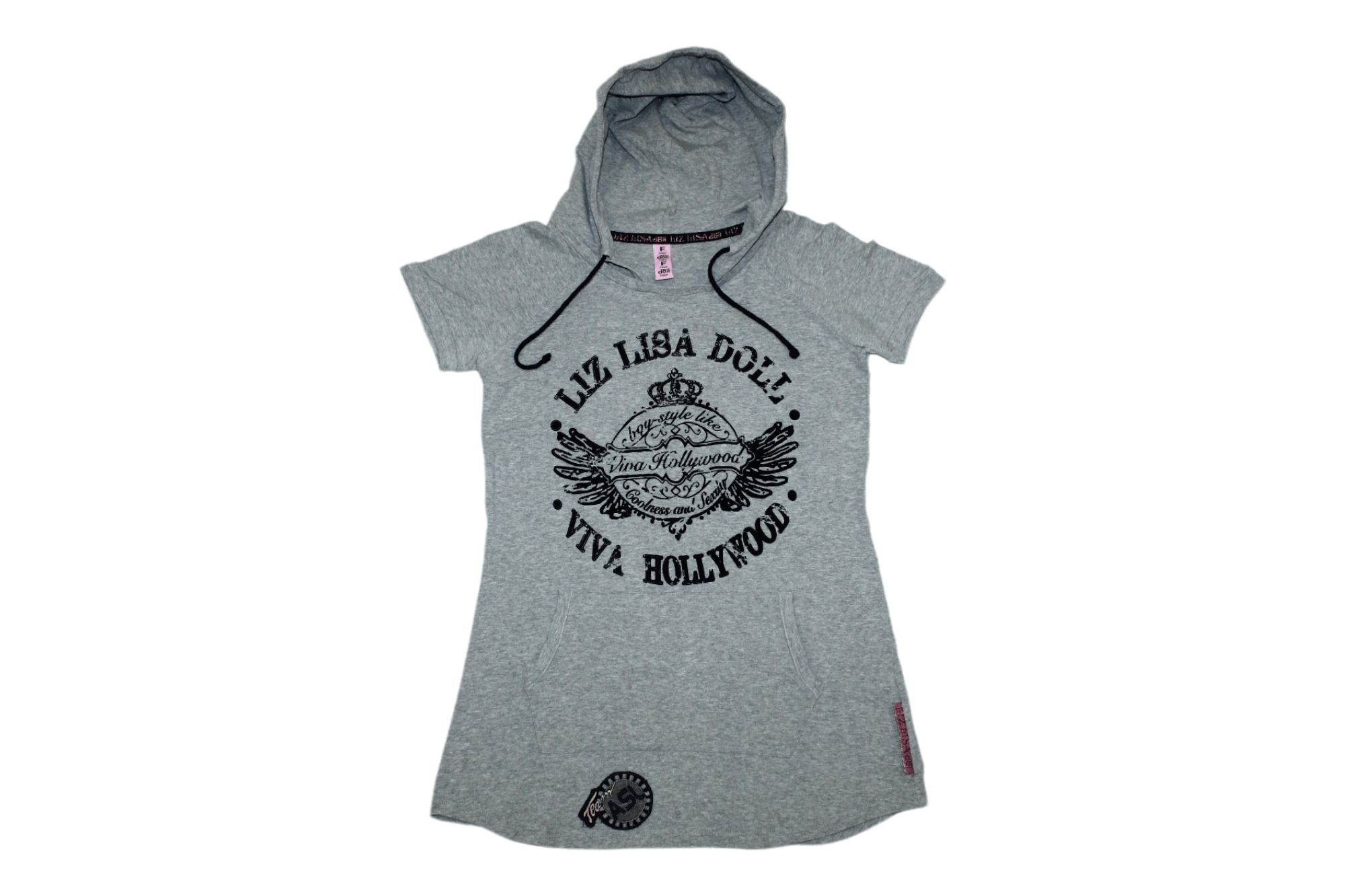 💥VTG💥 Liz Lisa Doll Logo Print Hooded Designer T-shirt