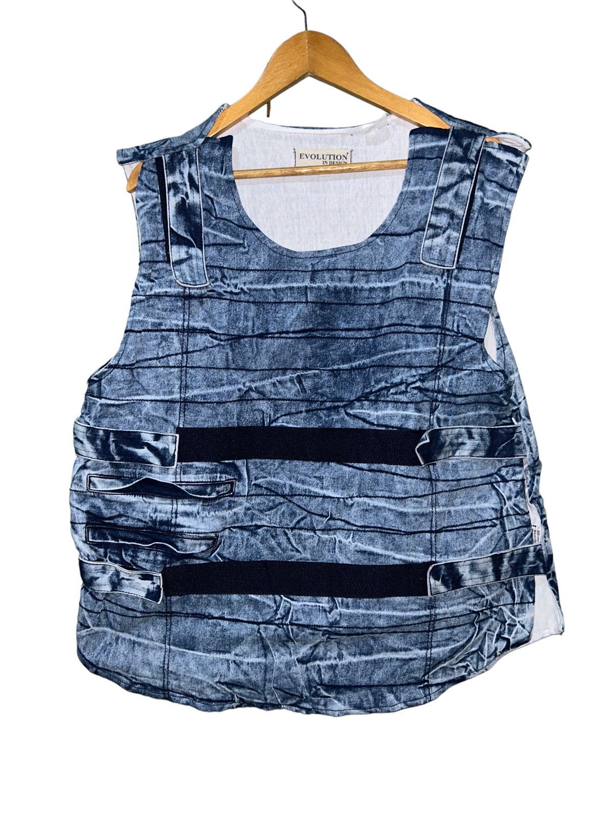 Other Denim Vest Jacket Military Style Size US XL / EU 56 / 4 - 1 Thumbnail