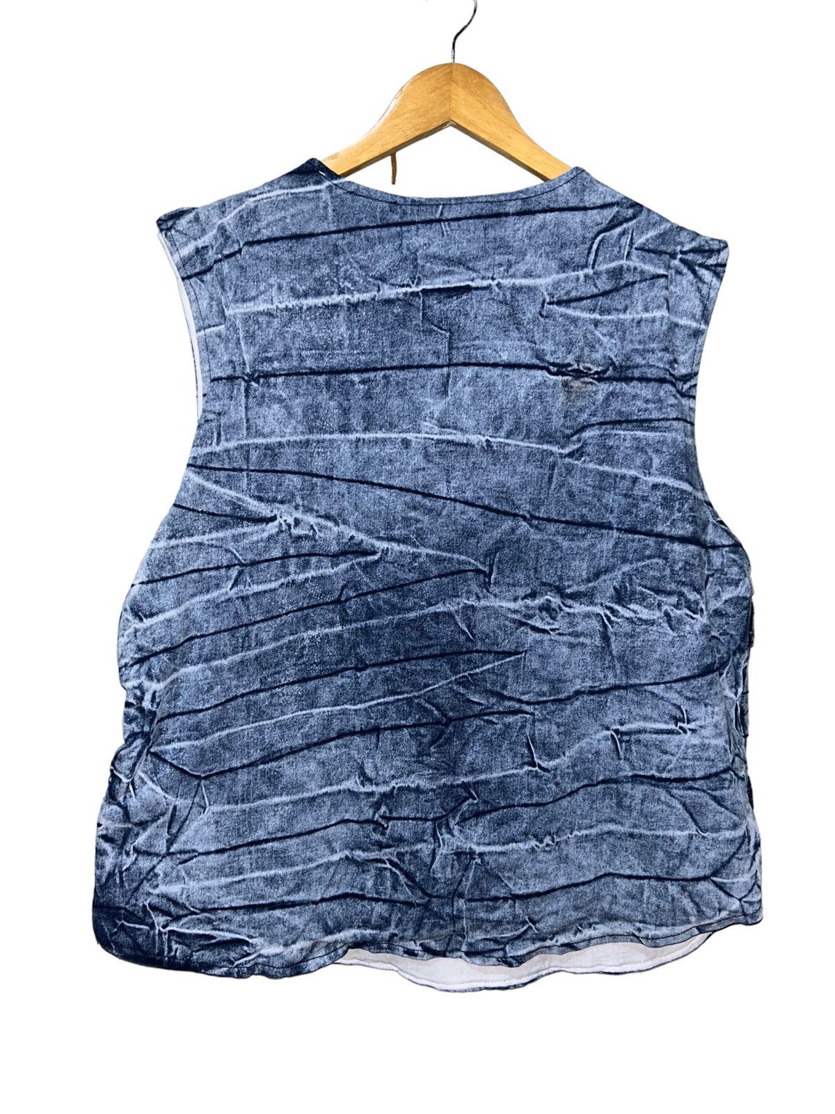 Other Denim Vest Jacket Military Style Size US XL / EU 56 / 4 - 2 Thumbnail