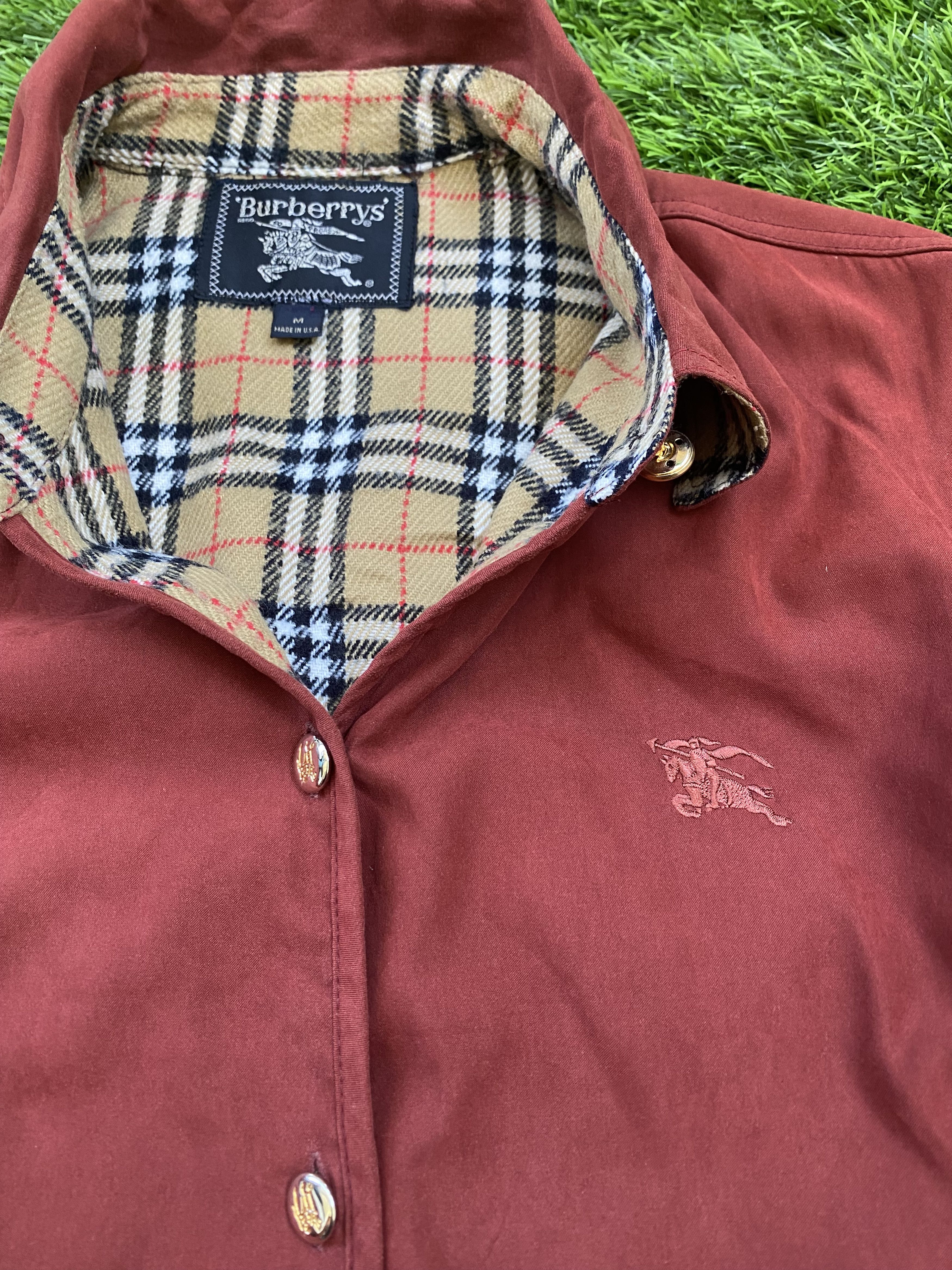 Burberry Vintage 90s Burberry Casuals Iconic Nova Check Jacket Size US M / EU 48-50 / 2 - 3 Thumbnail