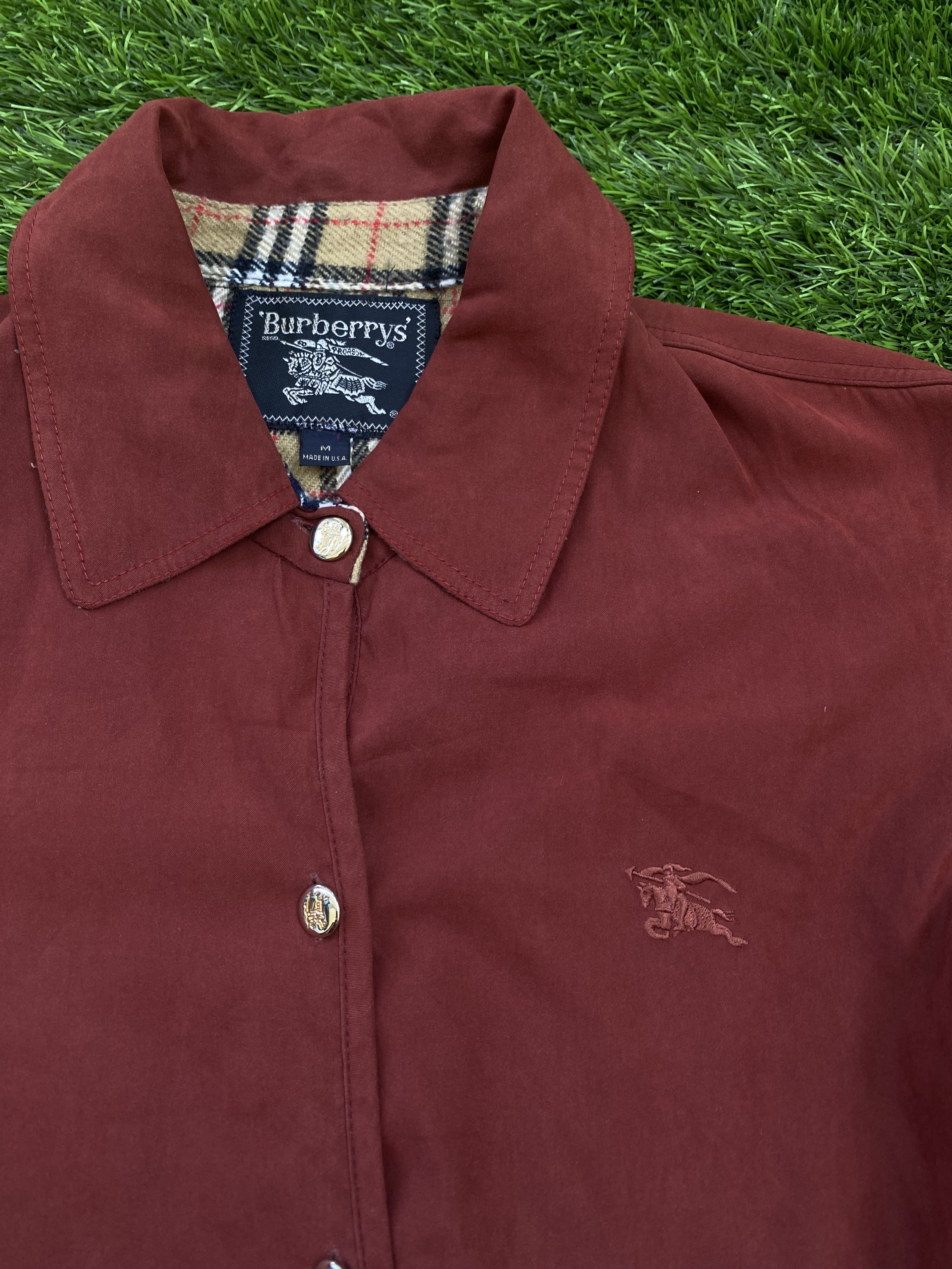 Burberry Vintage 90s Burberry Casuals Iconic Nova Check Jacket Size US M / EU 48-50 / 2 - 2 Thumbnail
