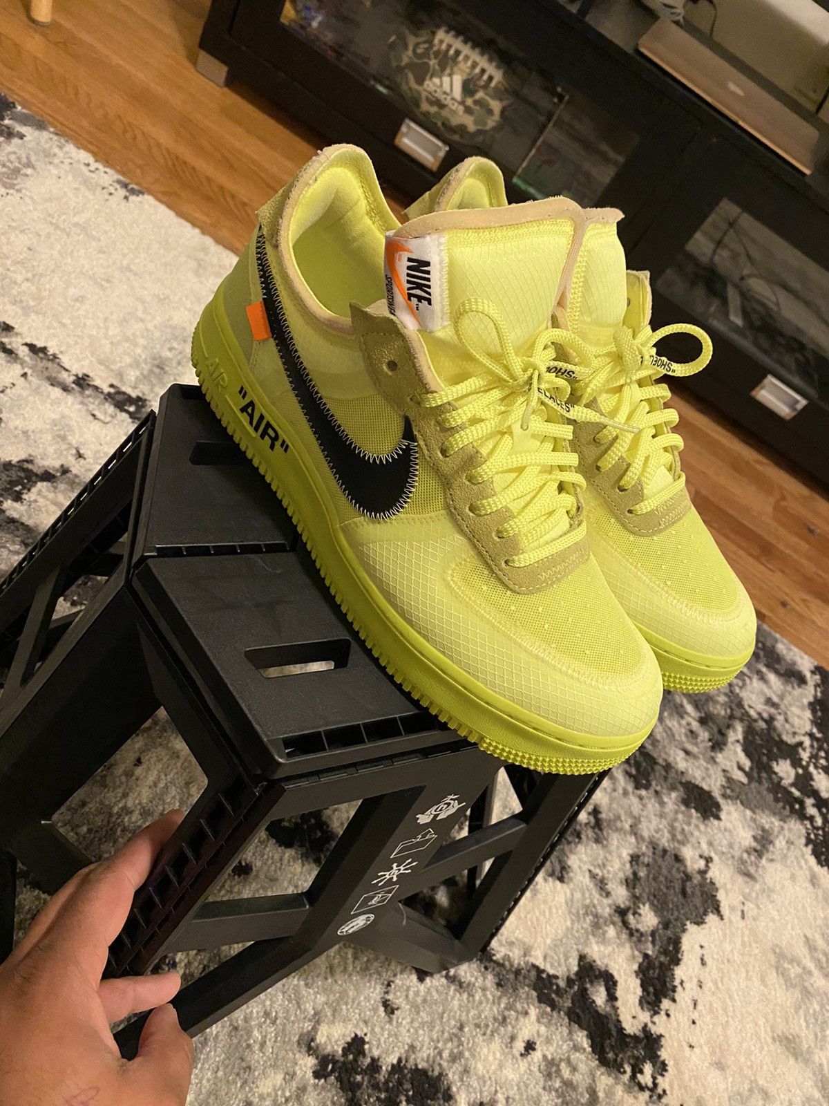 Nike × Off-White Air Force One Off-White Volt Size US 9.5 / EU 42-43 - 1 Thumbnail