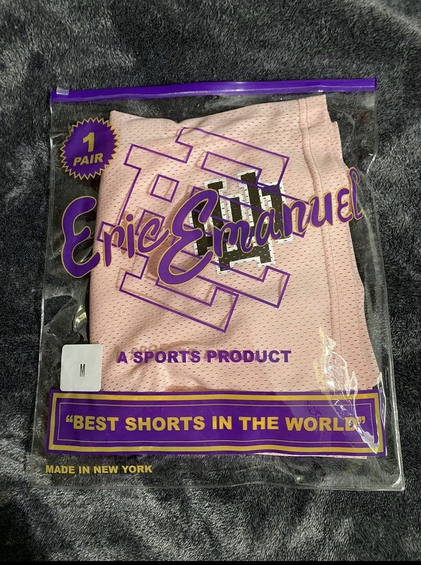 image of Basic Eric Emanuel Pink Shorts Medium, Men's (Size 30)