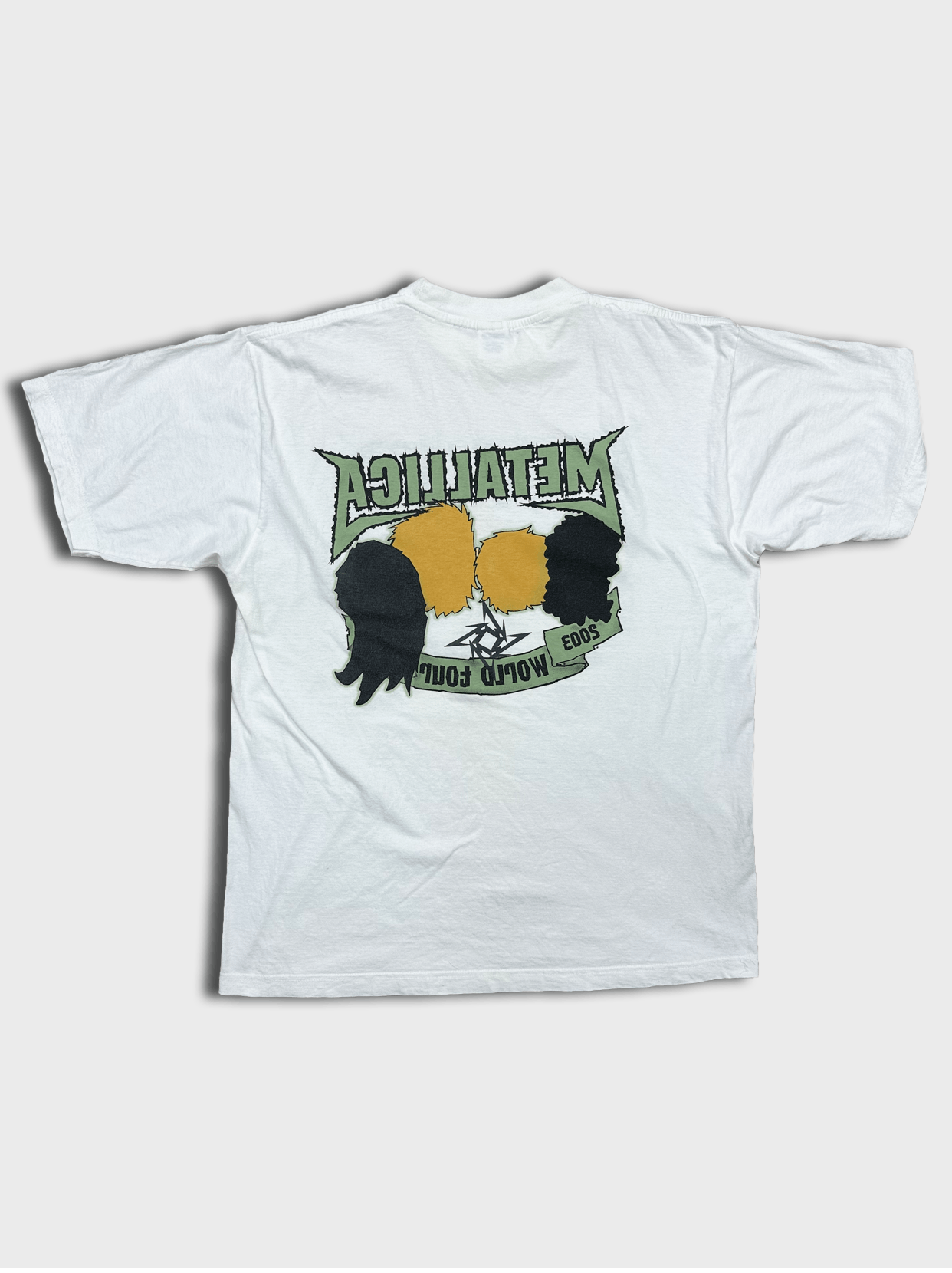 Band Tees × Metallica × Vintage Metallica 2003 World Tour Vintage Band T-Shirt Size US L / EU 52-54 / 3 - 2 Thumbnail