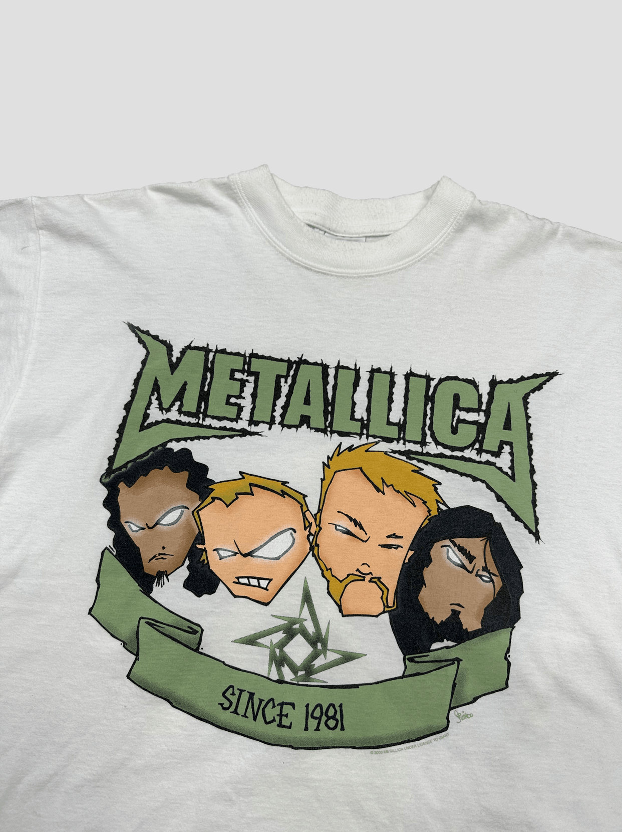 Band Tees × Metallica × Vintage Metallica 2003 World Tour Vintage Band T-Shirt Size US L / EU 52-54 / 3 - 5 Thumbnail