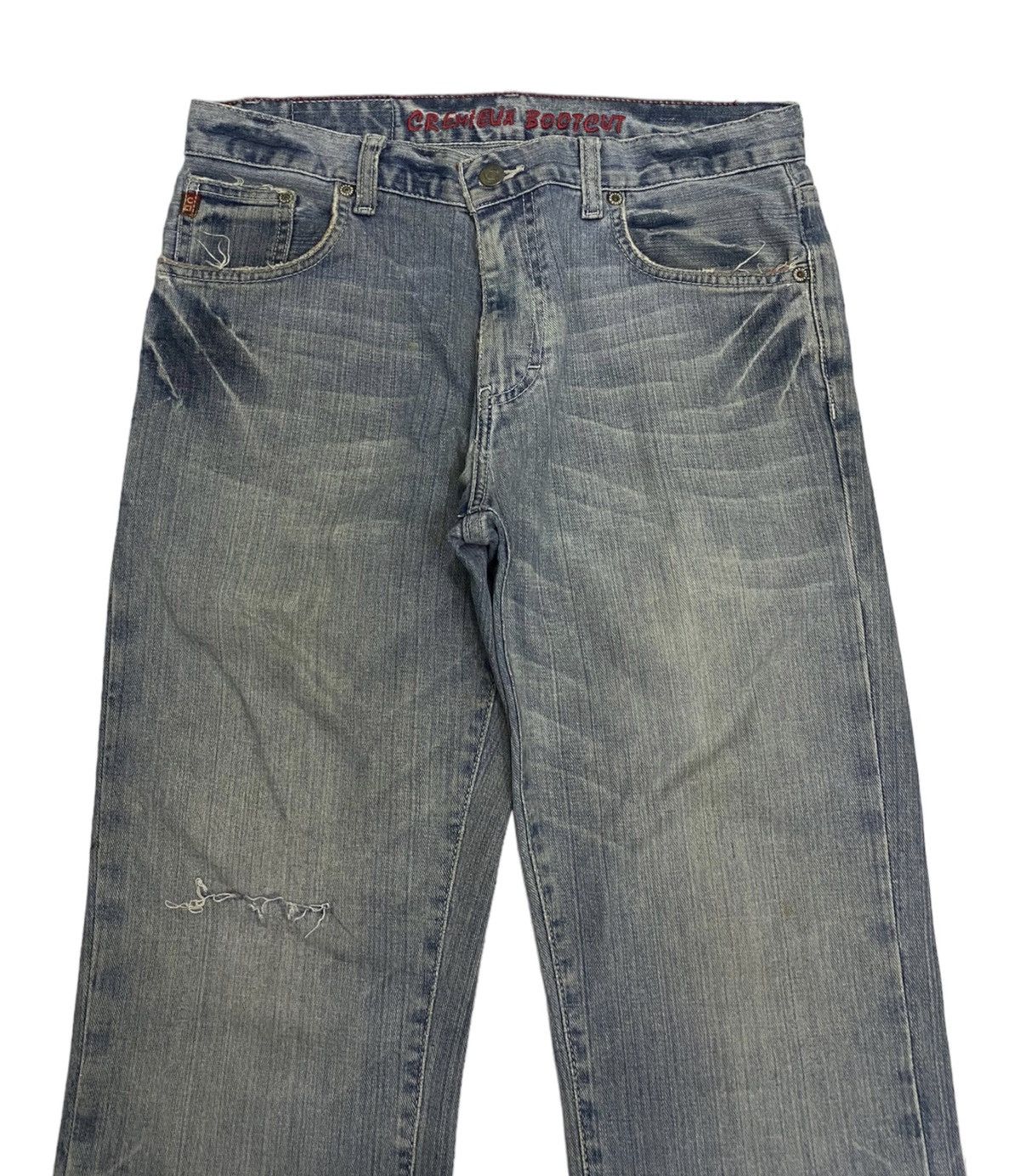 Hysteric Glamour × Japanese Brand CREMIEUX BOOTCUT DISTRESSED DENIM BAGGY DENIM JEANS Size US 32 / EU 48 - 3 Thumbnail