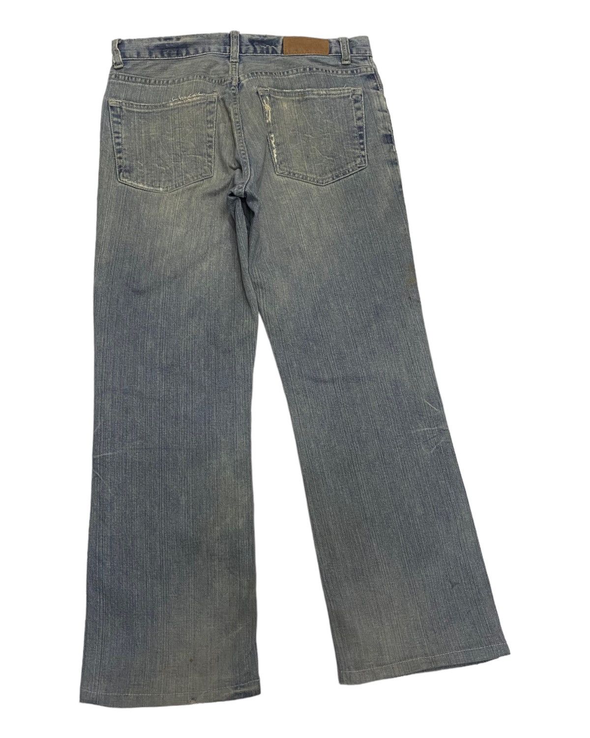 Hysteric Glamour × Japanese Brand CREMIEUX BOOTCUT DISTRESSED DENIM BAGGY DENIM JEANS Size US 32 / EU 48 - 7 Thumbnail
