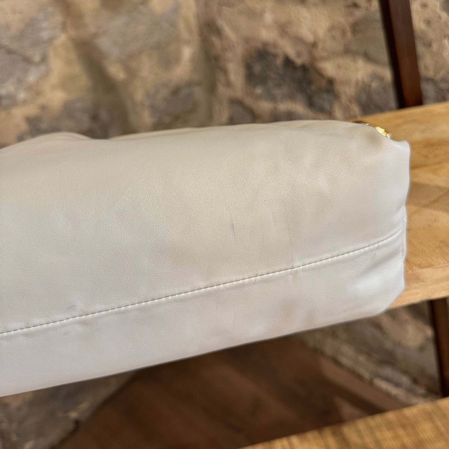 Bottega Veneta Bottega Veneta Beige Leather The Chain Pouch Clutch Size ONE SIZE - 8 Thumbnail
