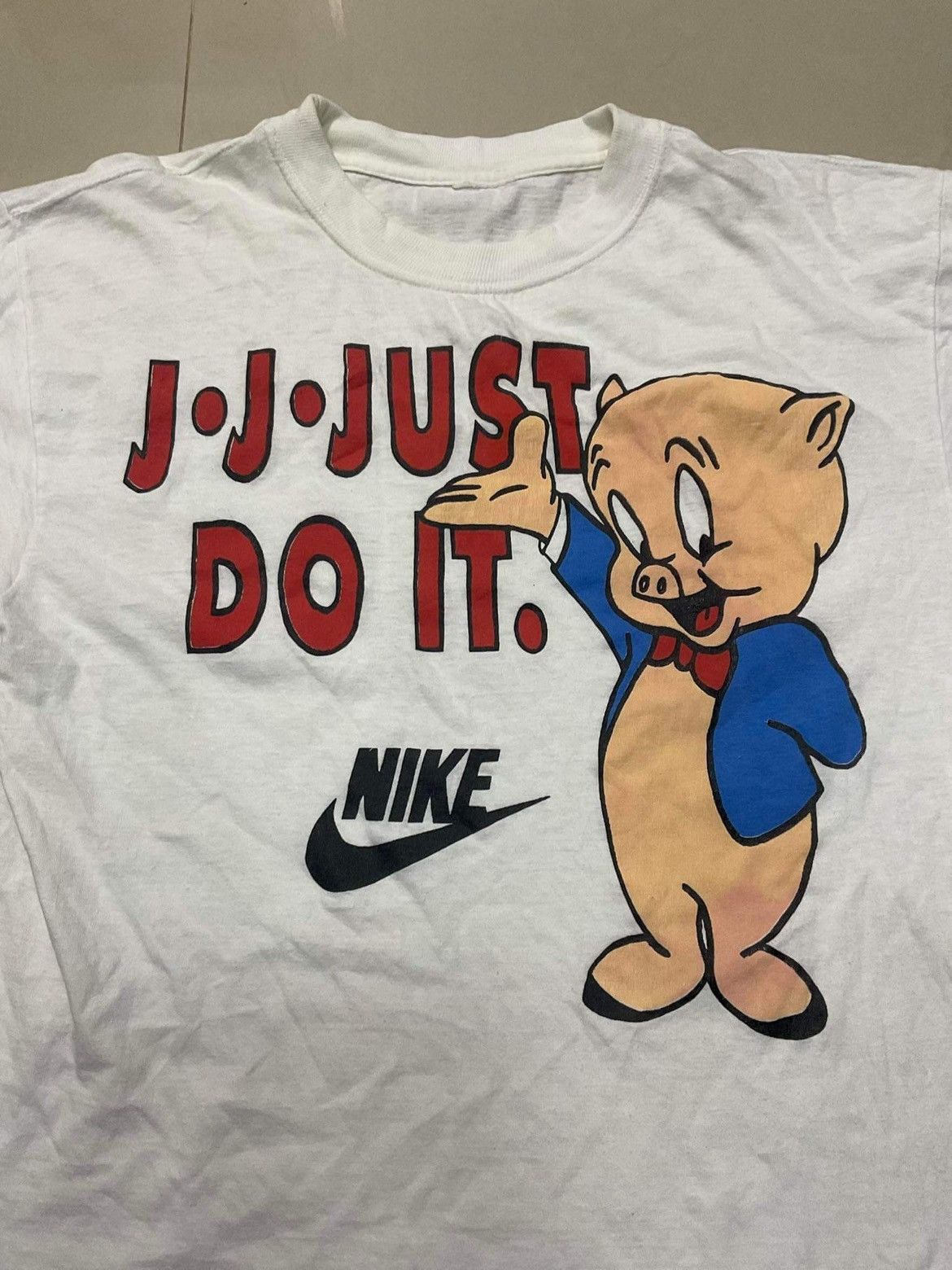 Nike Vintage Nike Just Do It X Ham Looney Tunes 80s Tee | Grailed