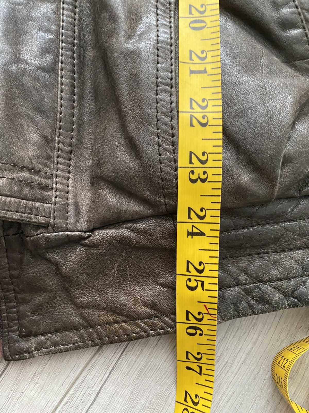 Vintage Vintage 80s 90s Bellissimo Brown Bomber Leather Jacket Size US L / EU 52-54 / 3 - 13 Thumbnail