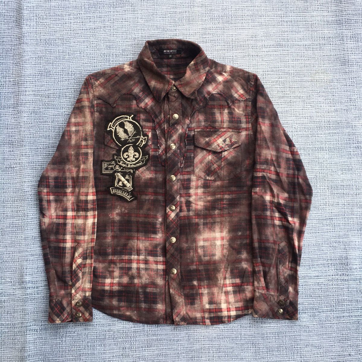 In The Attic snap button flannel Size US M / EU 48-50 / 2 - 1 Thumbnail