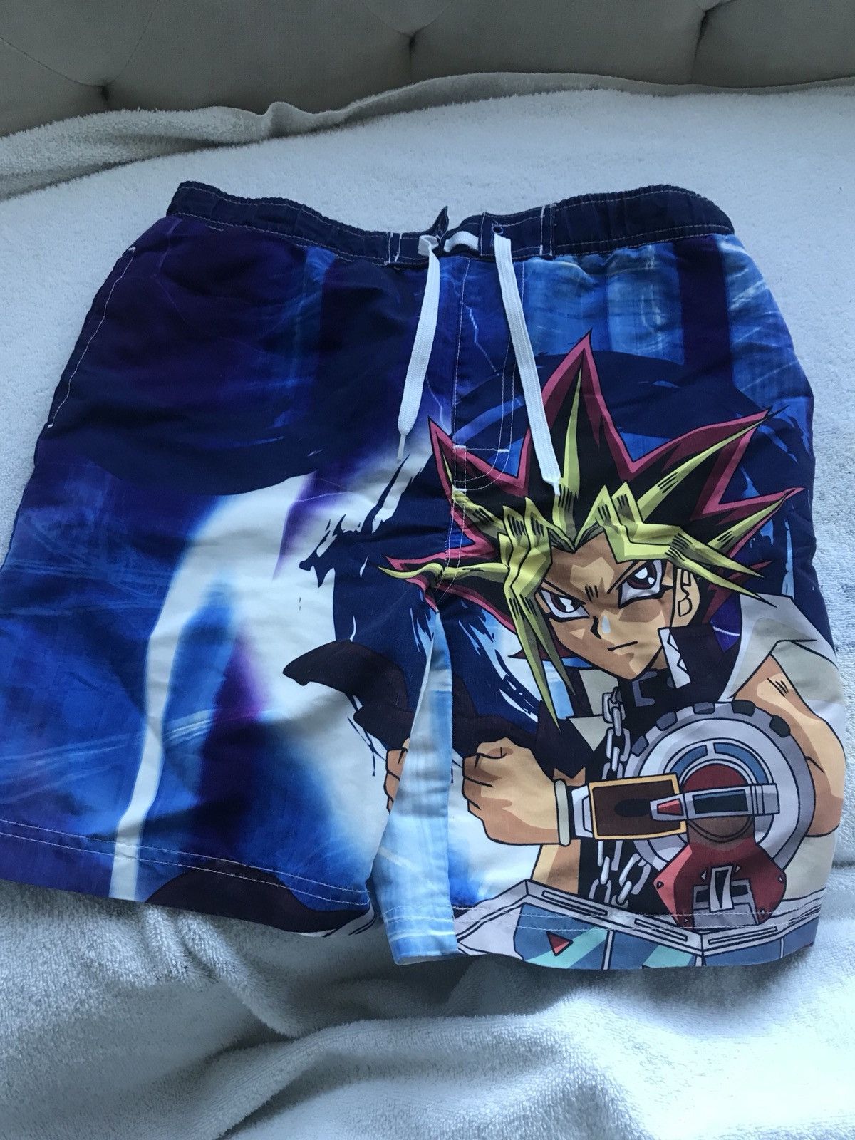 Vintage Mega Grail 1996 Promo Yugioh Bathing Suit Shorts Size US 29 - 1 Thumbnail