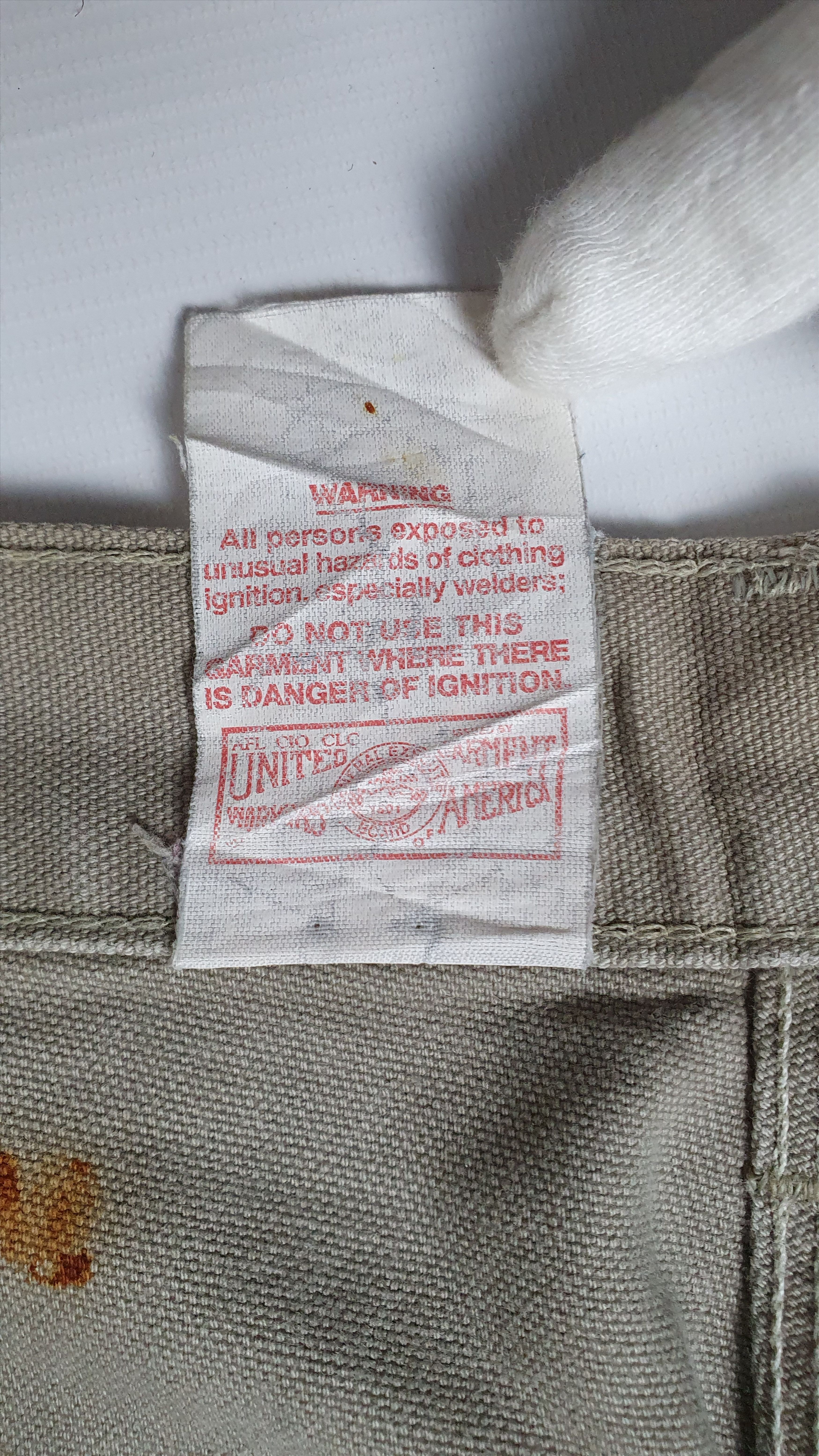 Carhartt × Vintage 80s Carhartt Double knee dirty WORKERS Pants Union Made Size US 28 / EU 44 - 9 Thumbnail