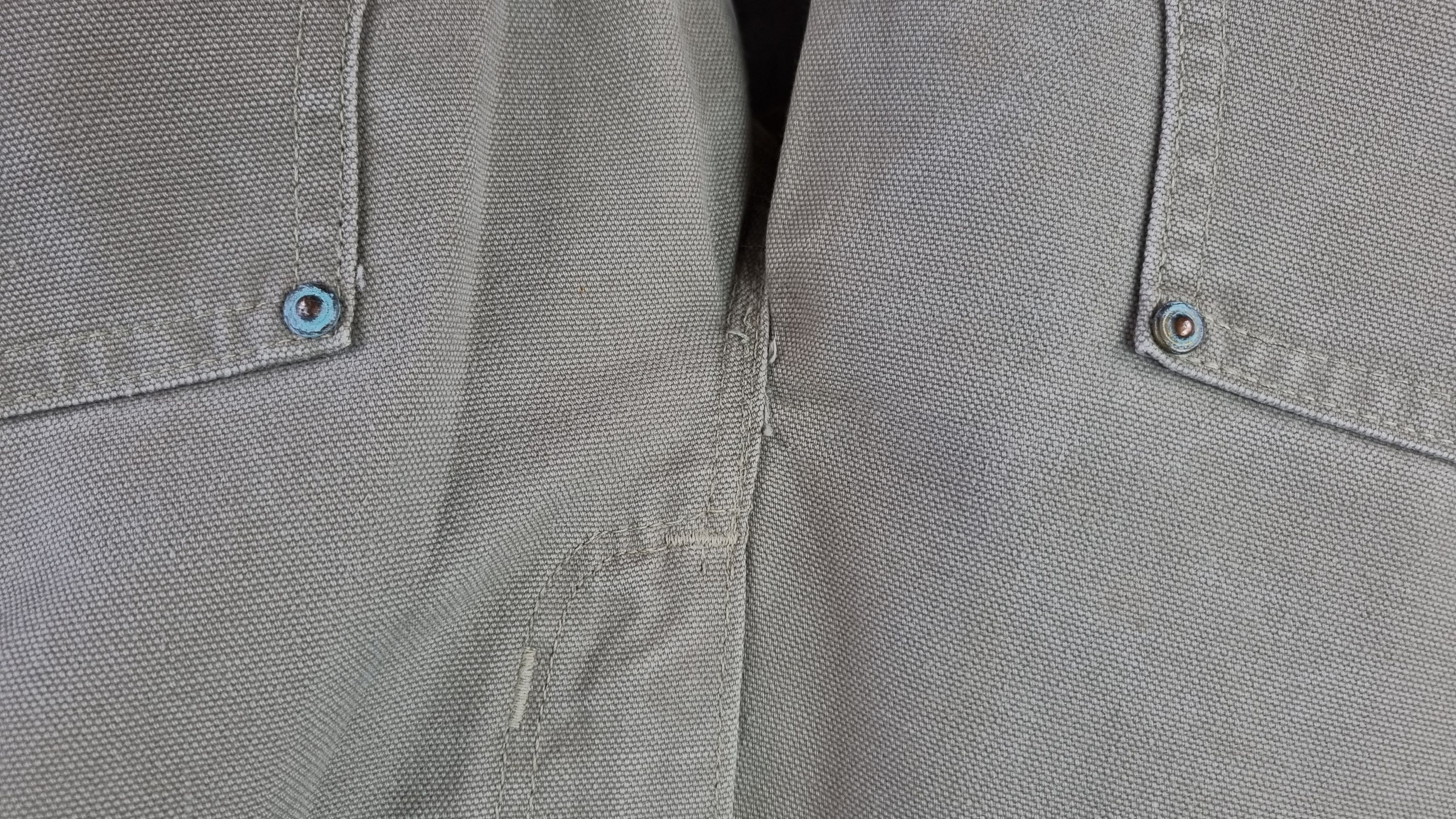 Carhartt × Vintage 80s Carhartt Double knee dirty WORKERS Pants Union Made Size US 28 / EU 44 - 16 Thumbnail