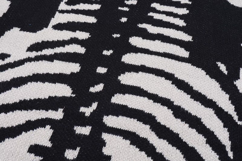 Other Vintage Y2K Grunge Skull Skeleton Bones Sweater Size US M / EU 48-50 / 2 - 5 Thumbnail