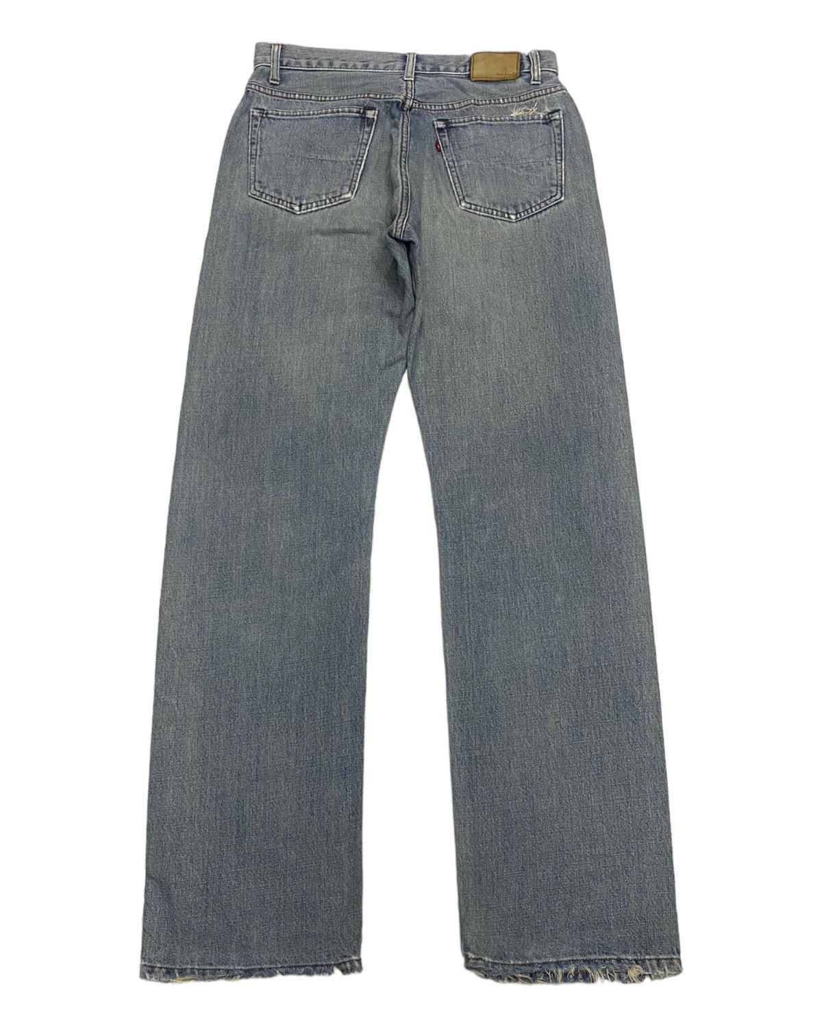 Hysteric Glamour 🔥GOLD RUSH JAPANESE DISTRESSED DENIM STRAIGHT CUT JEANS Size US 31 - 2 Thumbnail