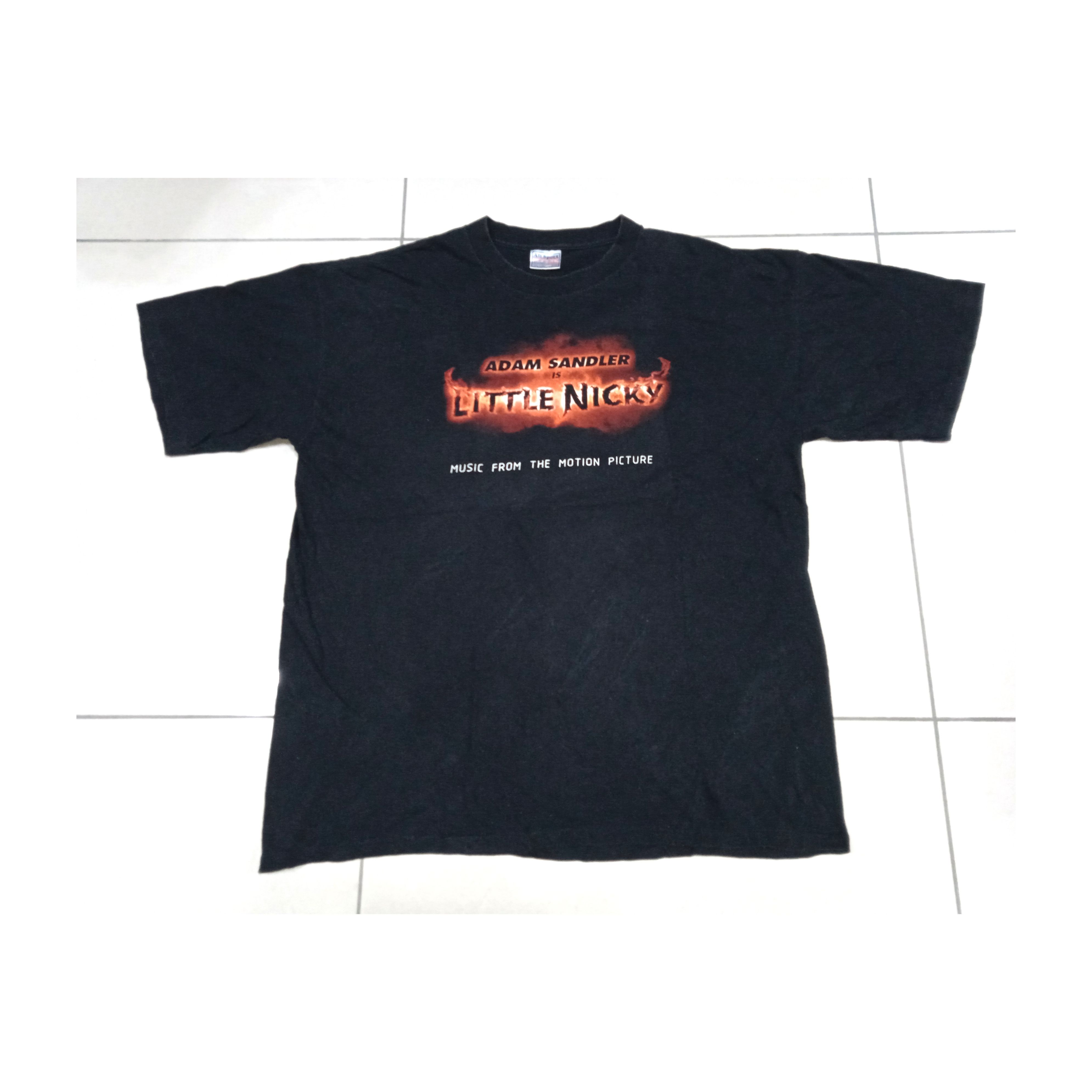 Image of 2000S Little Nicky Adam Sandler 2000 T Shirt Movie in Black, Men's (Size XL)