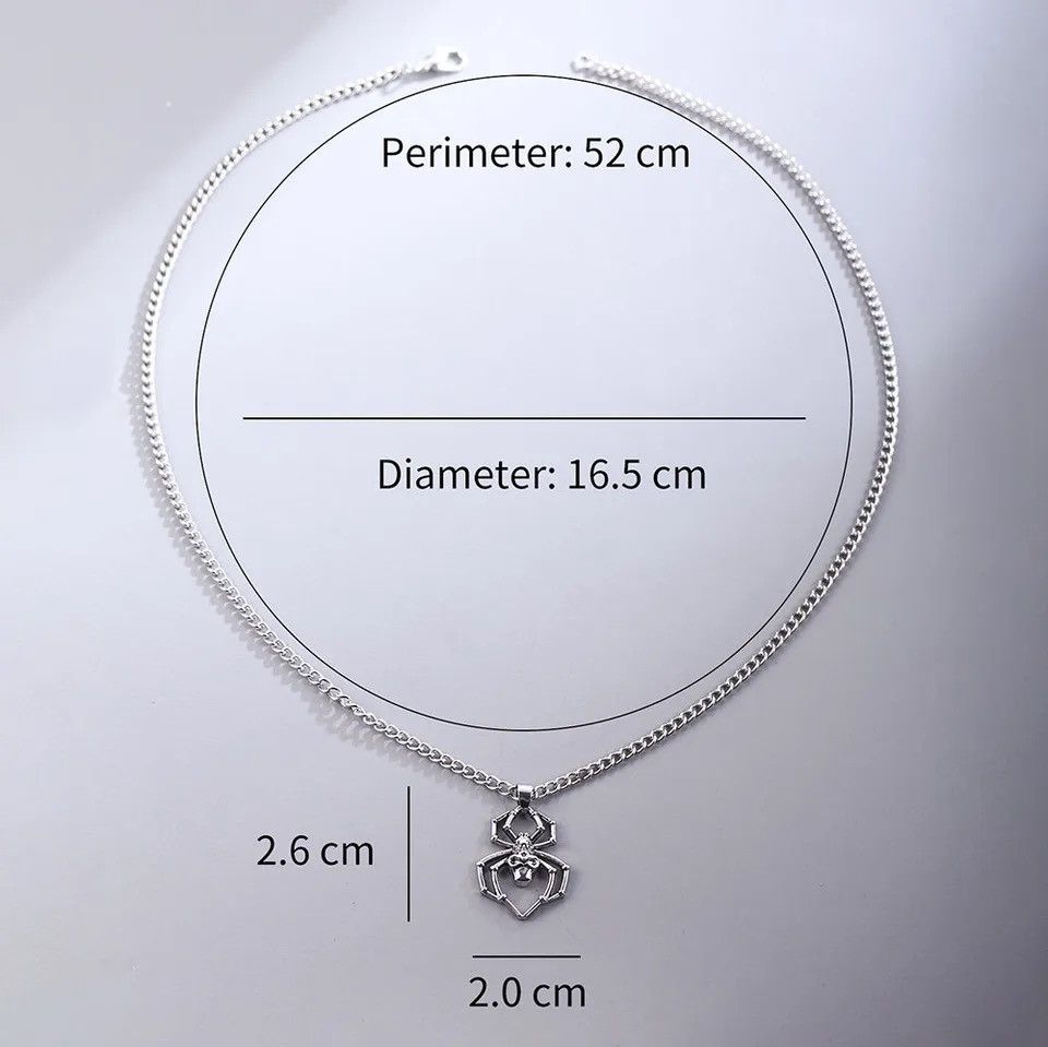 Jewelry × Vintage Coconal Punk Spider Pendant Chain Necklace Size ONE SIZE - 5 Thumbnail