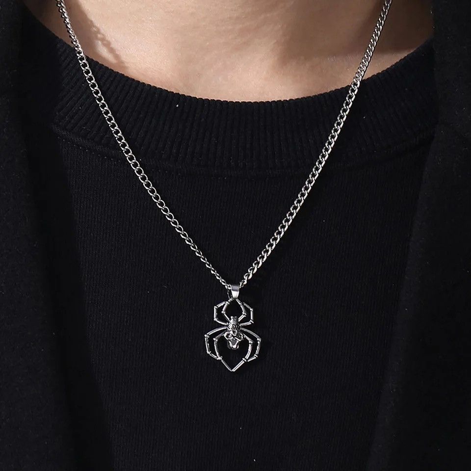 Jewelry × Vintage Coconal Punk Spider Pendant Chain Necklace Size ONE SIZE - 2 Thumbnail