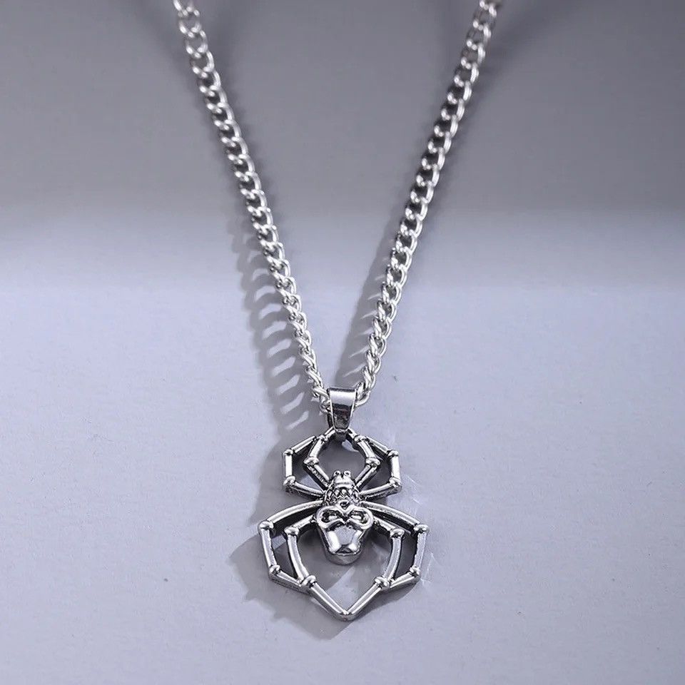 Jewelry × Vintage Coconal Punk Spider Pendant Chain Necklace Size ONE SIZE - 4 Thumbnail