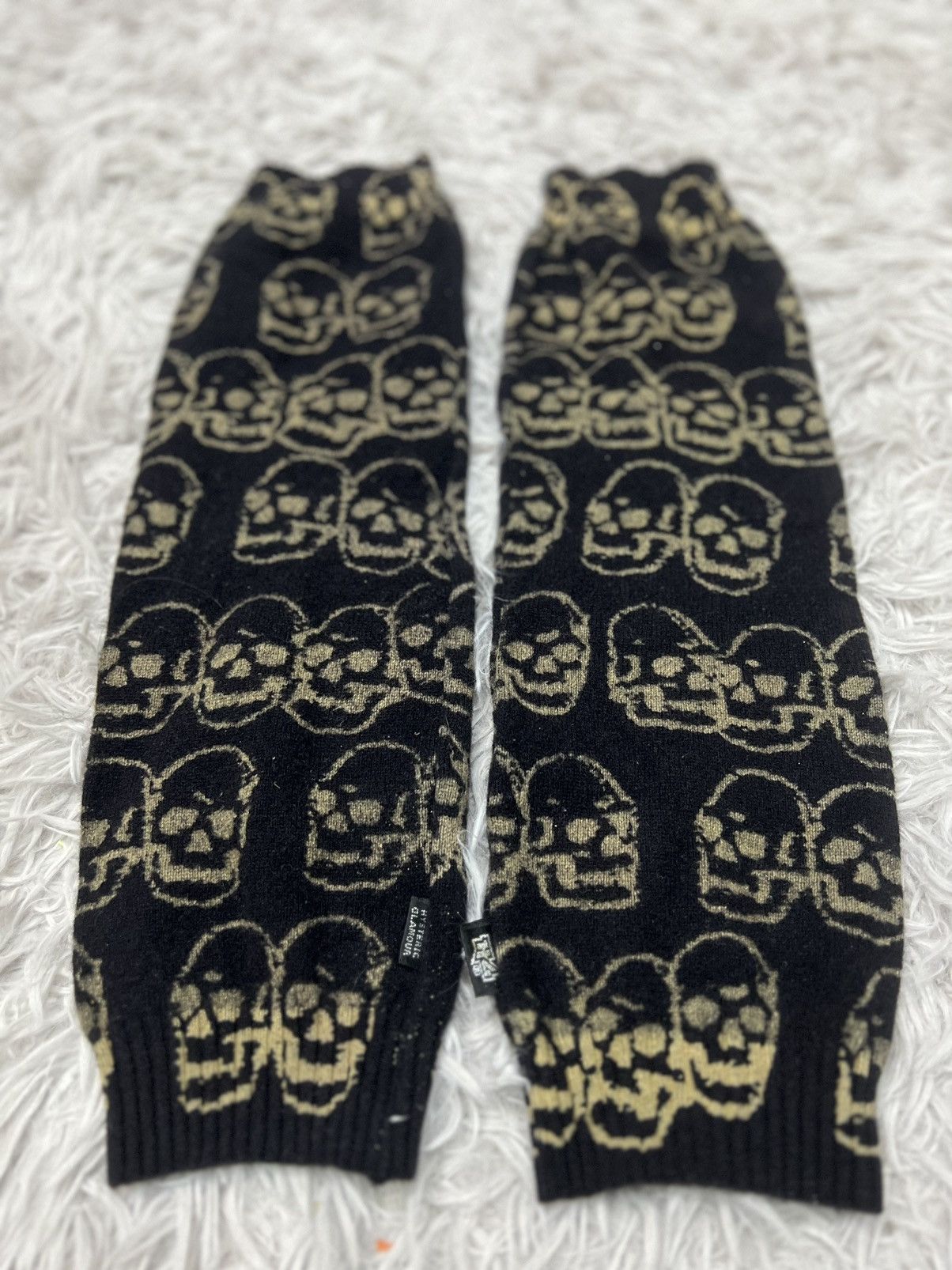 Hysteric Glamour HYSTERIC GLAMOUR SKULL FULLPRINT HAND SOCKS Size ONE SIZE - 1 Thumbnail