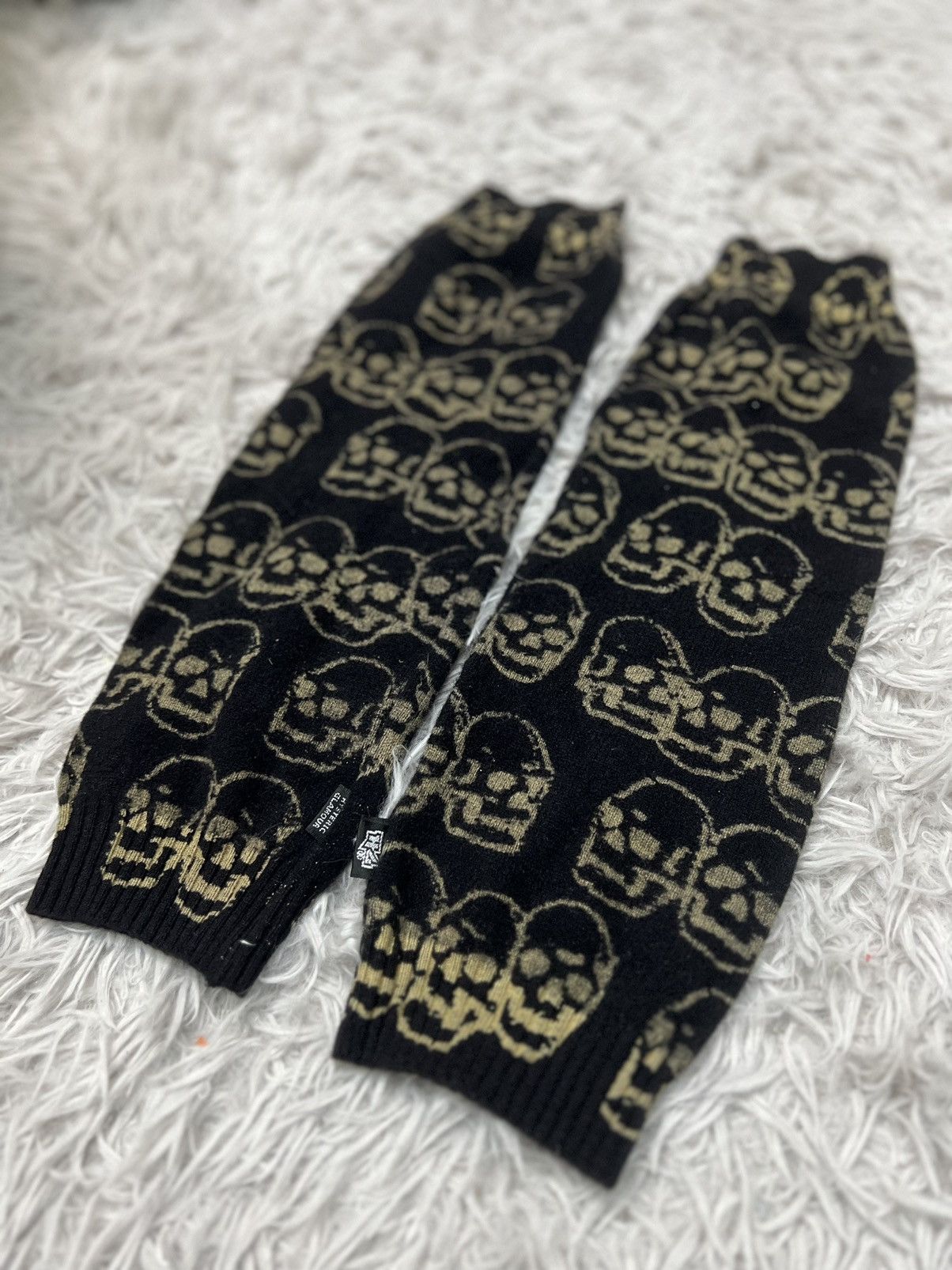 Hysteric Glamour HYSTERIC GLAMOUR SKULL FULLPRINT HAND SOCKS Size ONE SIZE - 3 Thumbnail