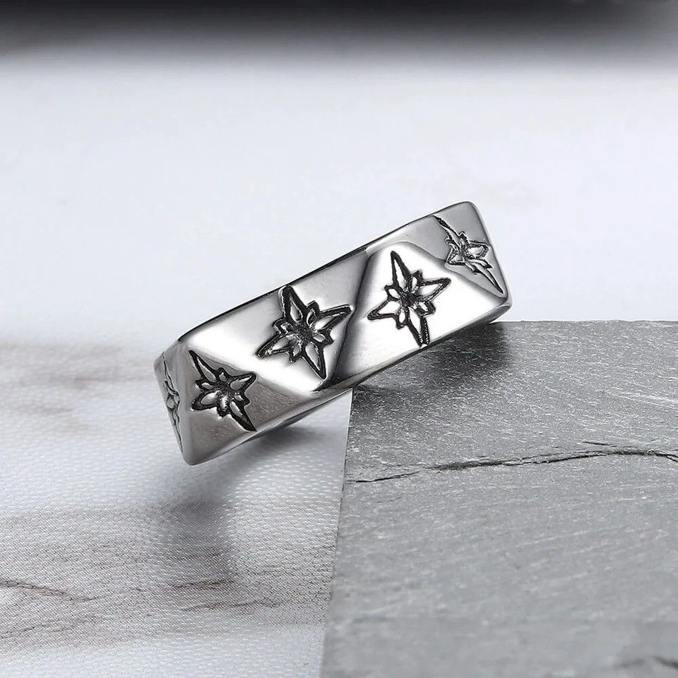 Jewelry × Vintage Vintage Star Ring Fashion Gothic Size ONE SIZE - 5 Thumbnail