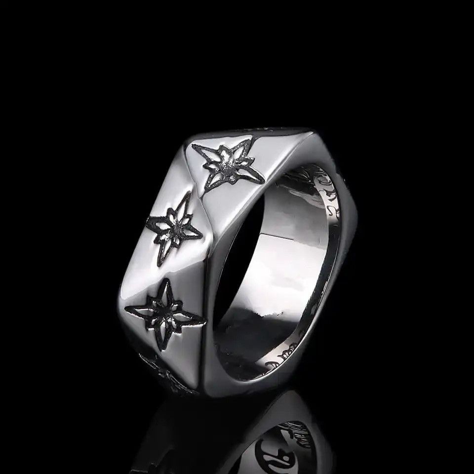 Jewelry × Vintage Vintage Star Ring Fashion Gothic Size ONE SIZE - 2 Thumbnail