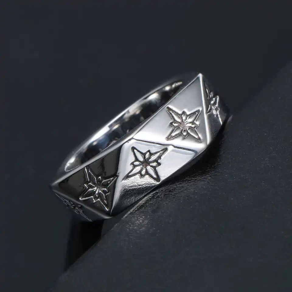 Jewelry × Vintage Vintage Star Ring Fashion Gothic Size ONE SIZE - 1 Thumbnail