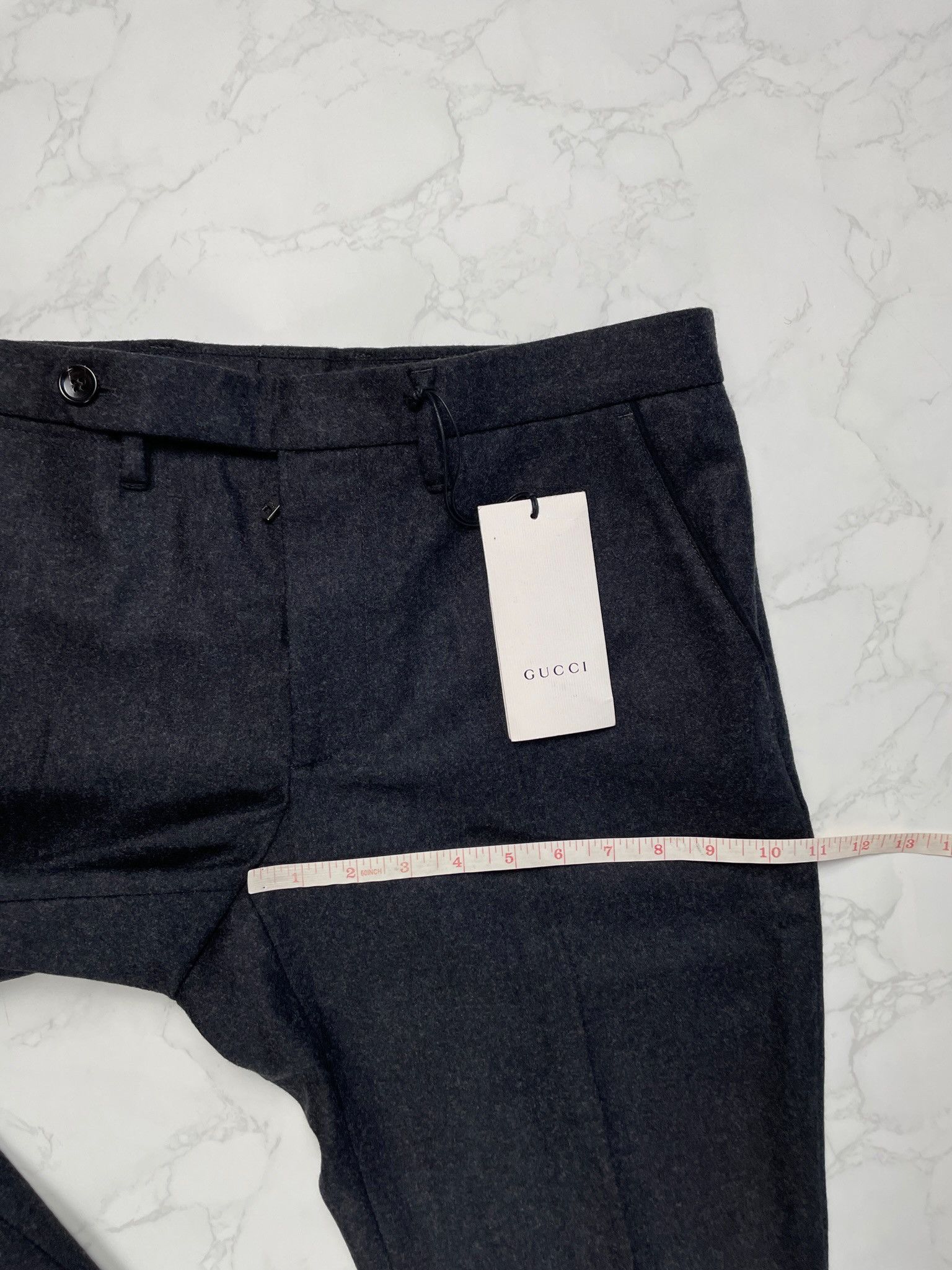 Gucci 🔥70% OFF🔥 Gucci Grey Wool Riding Casual Pants Size US 32 / EU 48 - 4 Thumbnail