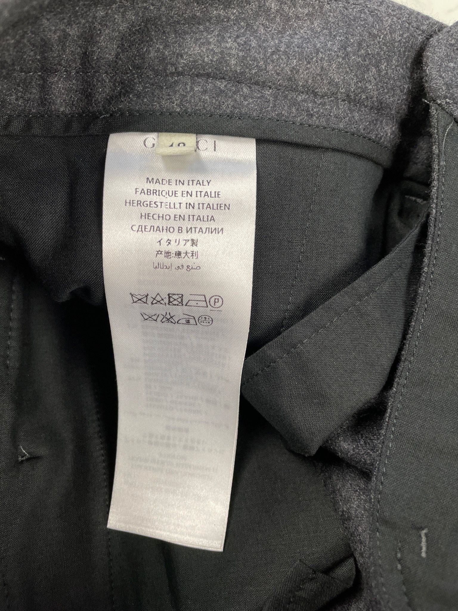 Gucci 🔥70% OFF🔥 Gucci Grey Wool Riding Casual Pants Size US 32 / EU 48 - 11 Thumbnail