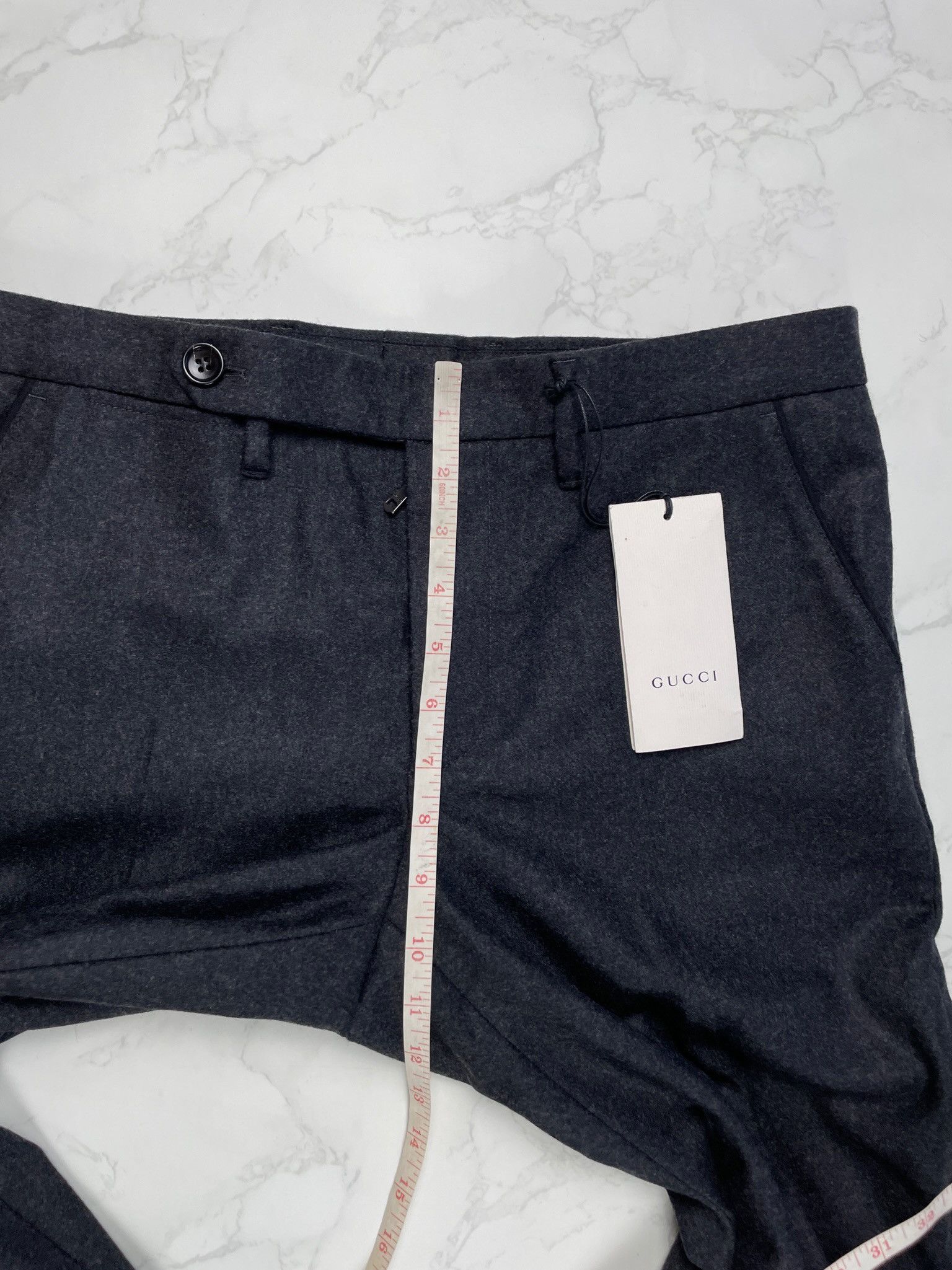 Gucci 🔥70% OFF🔥 Gucci Grey Wool Riding Casual Pants Size US 32 / EU 48 - 3 Thumbnail