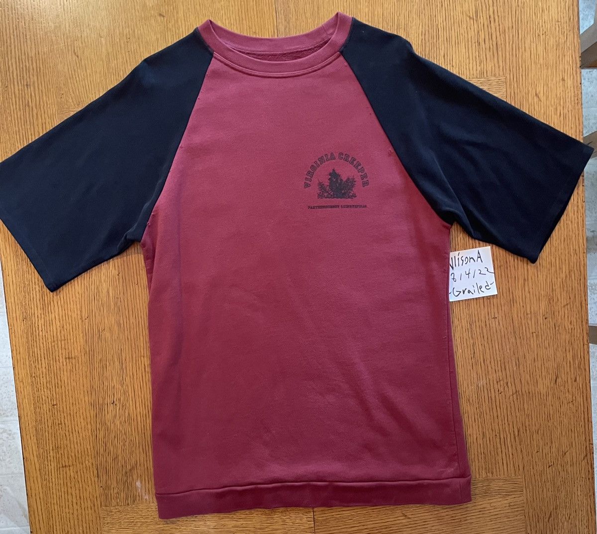 Sweatshirt Raf Simons Nebraska Col Rond - Taille L (Taille 1) Vert - Occasion Très Bon état