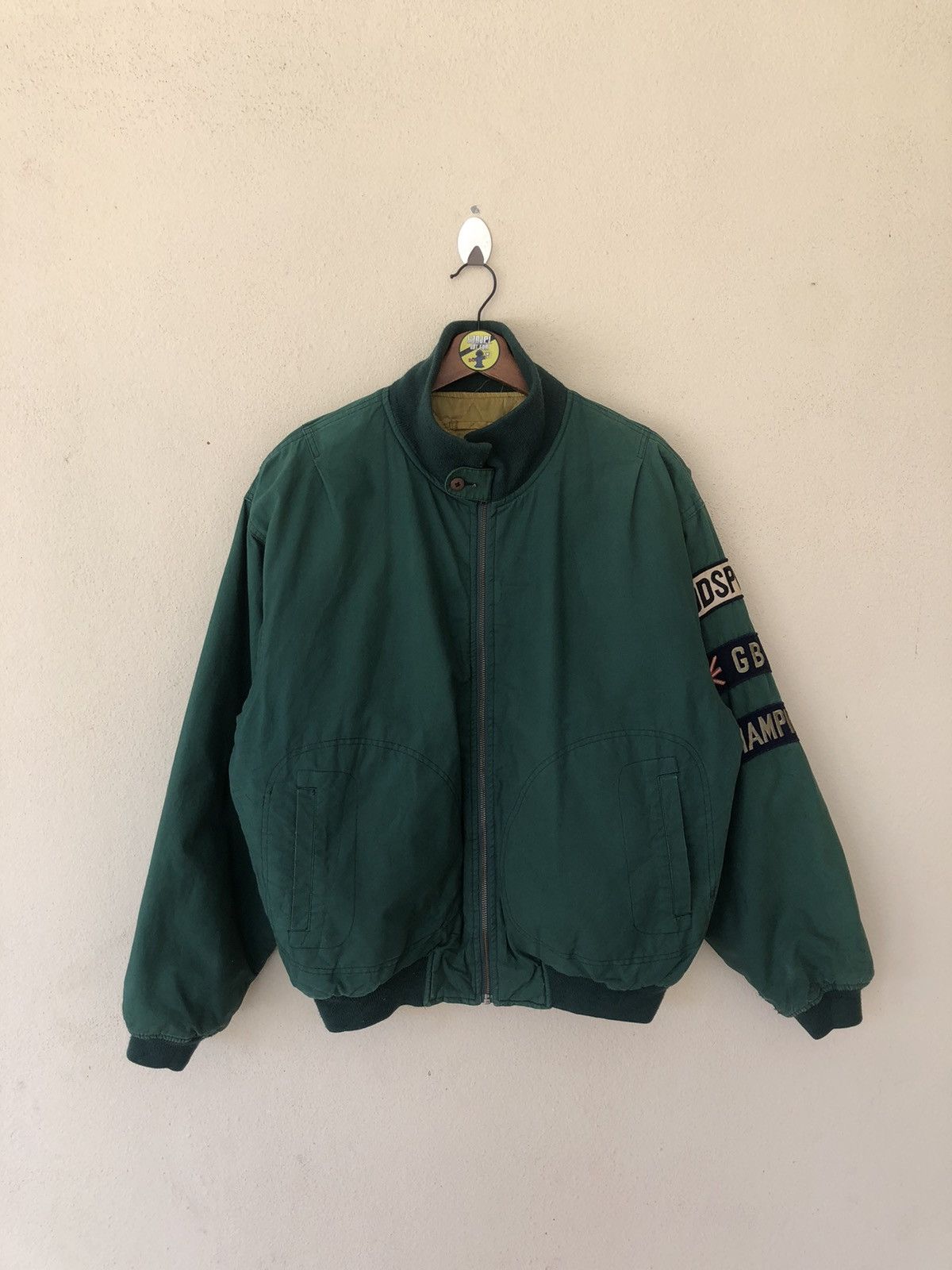 Godspeed Vintage Godspeed GB Champion Racing Bomber Jacket Size US L / EU 52-54 / 3 - 4 Thumbnail