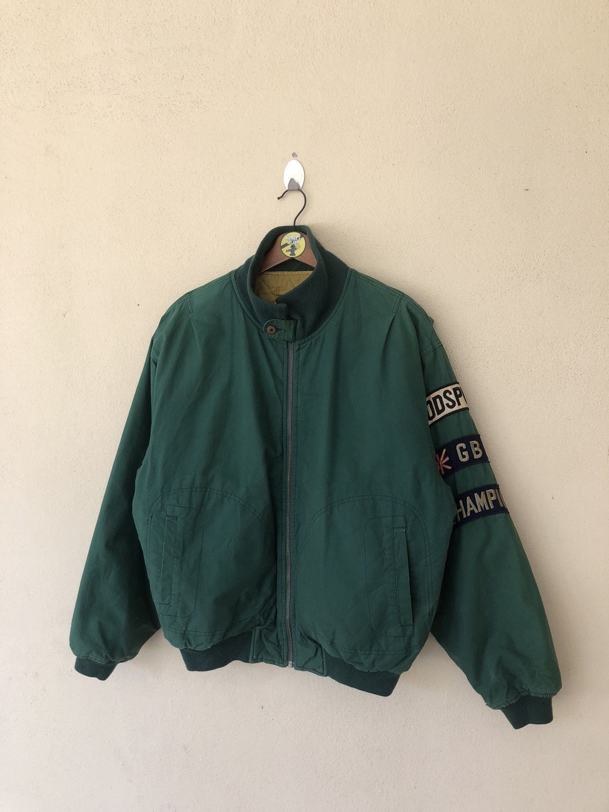 Godspeed Vintage Godspeed GB Champion Racing Bomber Jacket Size US L / EU 52-54 / 3 - 5 Thumbnail