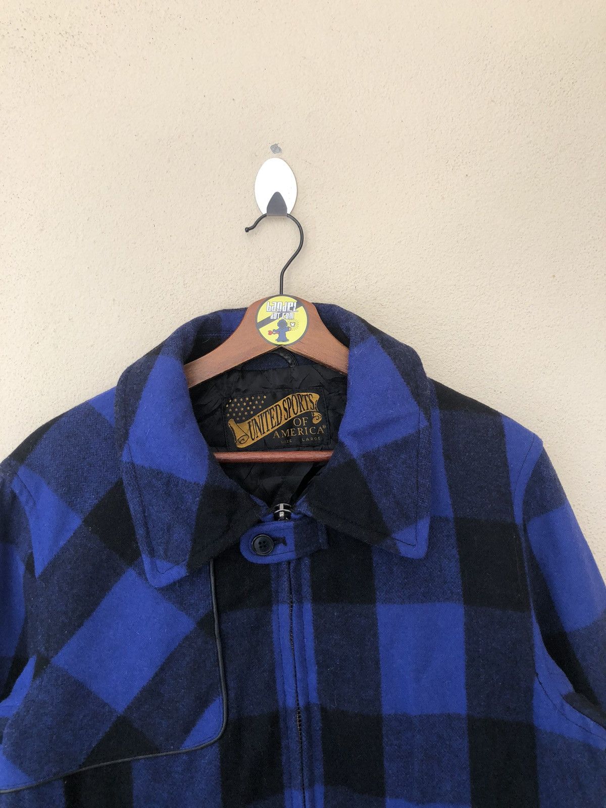 Flannel × Vintage United Sports of America Tartan Flannel Jacket Size US L / EU 52-54 / 3 - 4 Thumbnail