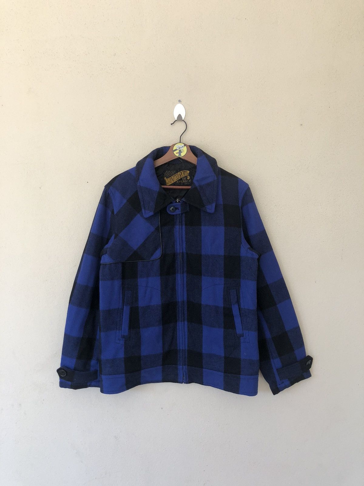 Flannel × Vintage United Sports of America Tartan Flannel Jacket Size US L / EU 52-54 / 3 - 1 Thumbnail
